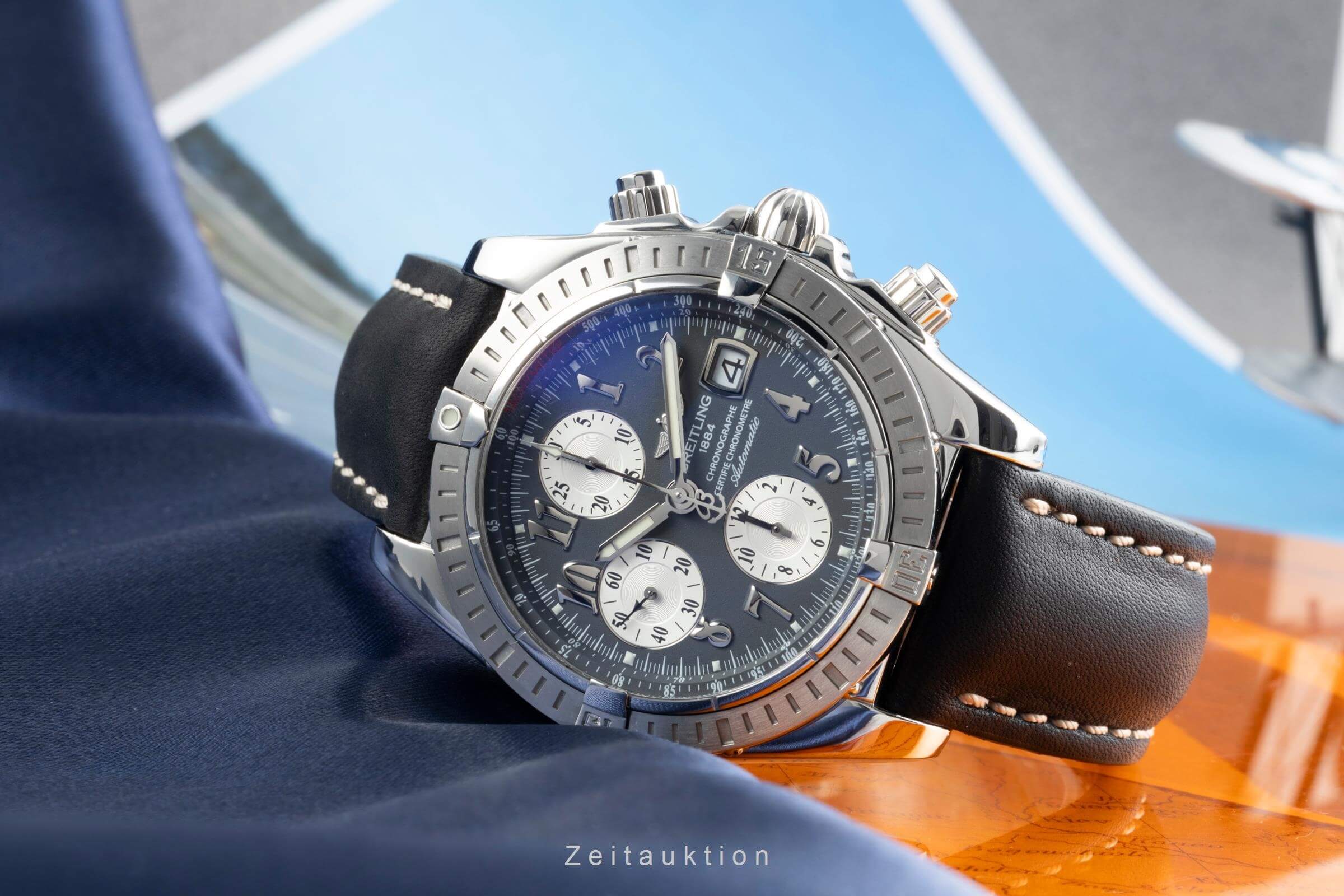 Breitling Evolution Chronograph Stahl Automatik Kal. B13 Ref 