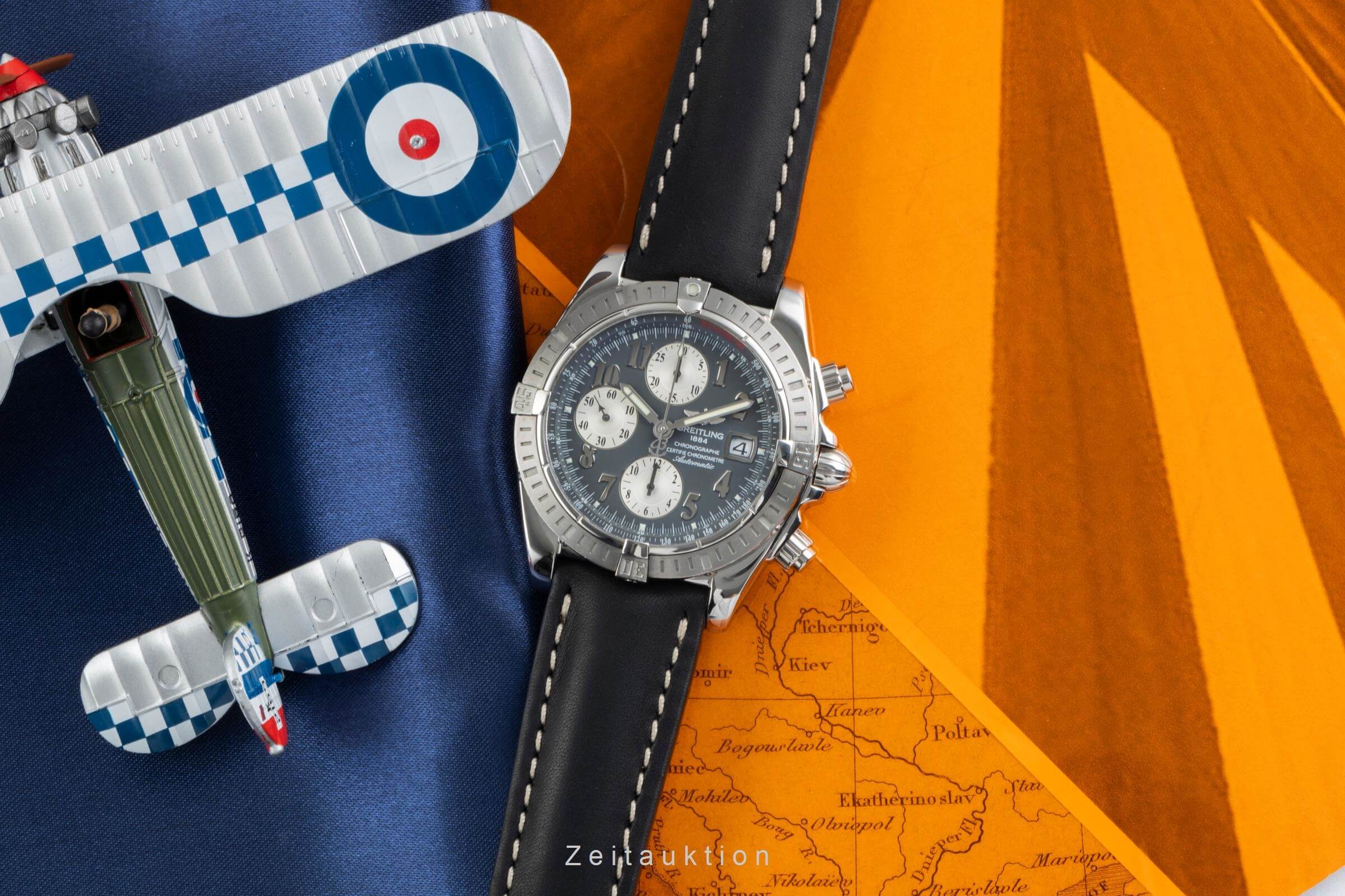 Breitling Evolution Chronograph Stahl Automatik Kal. B13 Ref 