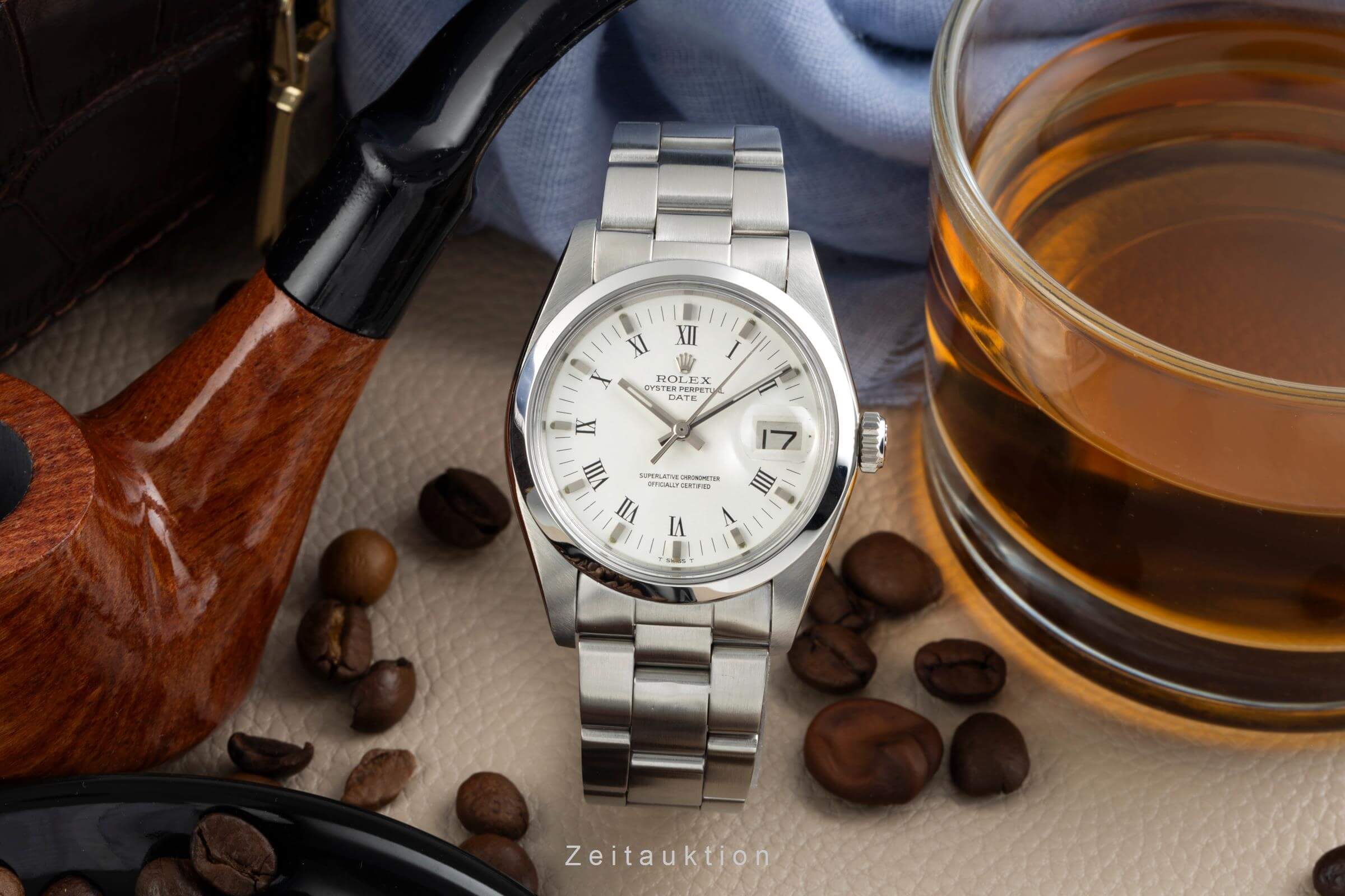 Rolex Date acero automático Kal. 1570 Ref. 1500  | Zeitauktion