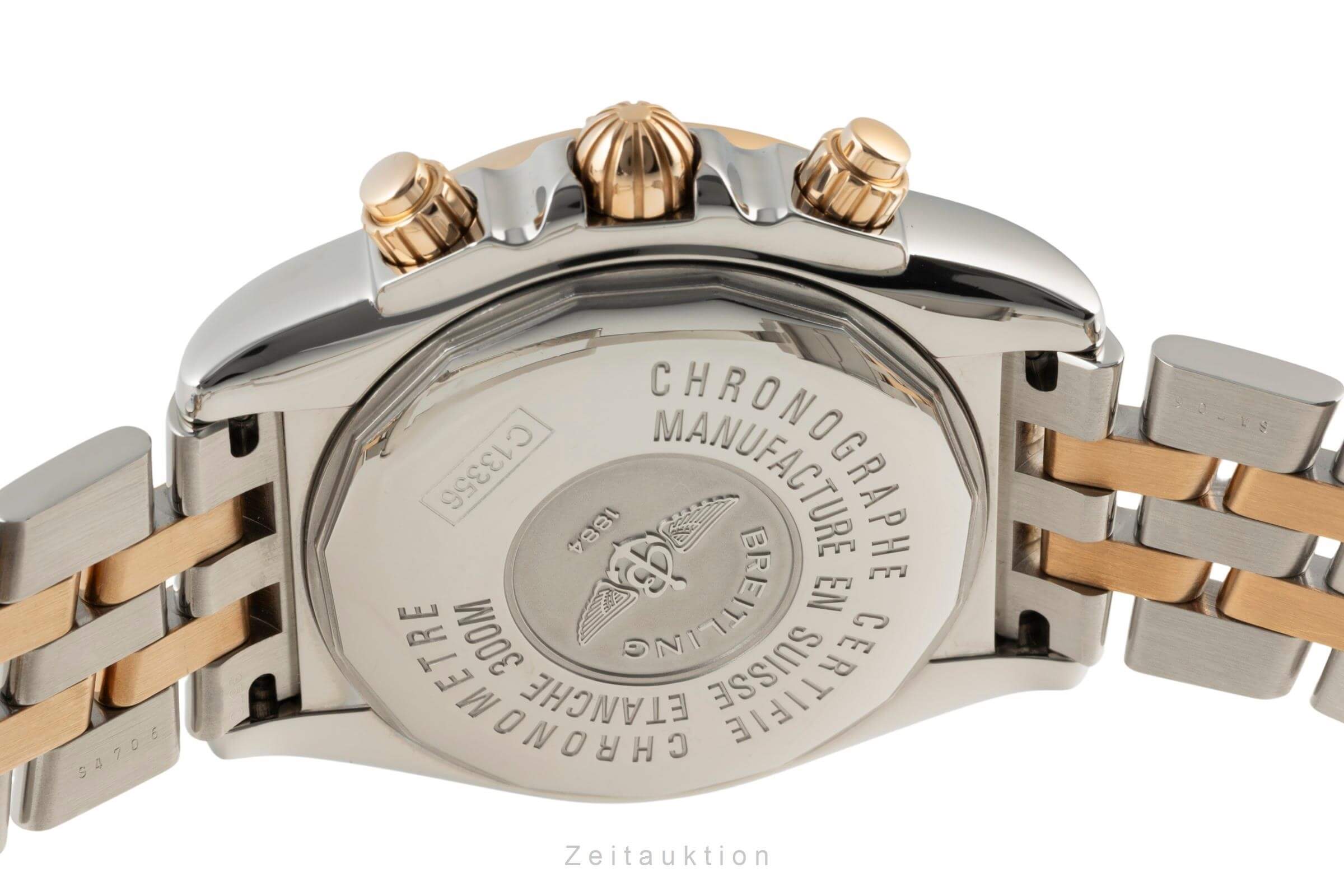 Breitling Evolution Chronograph Stahl / Gold Automatik Kal. B13 Ref. C13356  | Zeitauktion