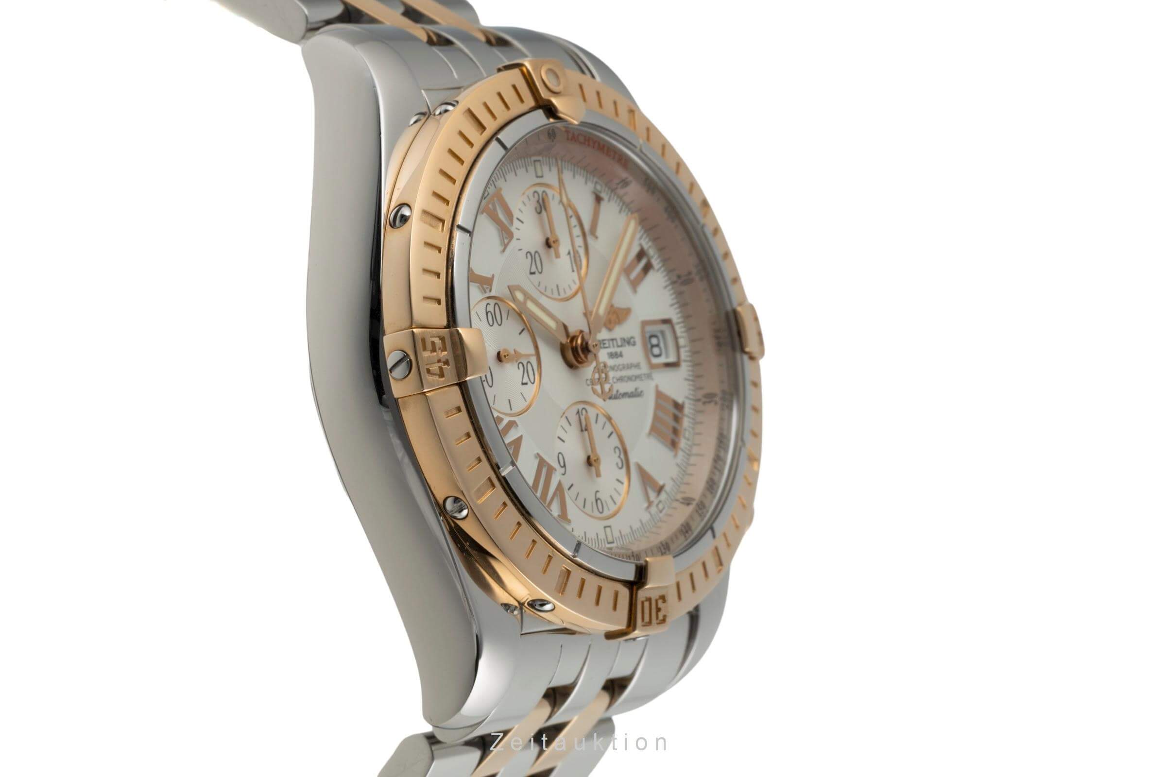 Breitling Evolution Chronograph Stahl / Gold Automatik Kal. B13 Ref. C13356  | Zeitauktion