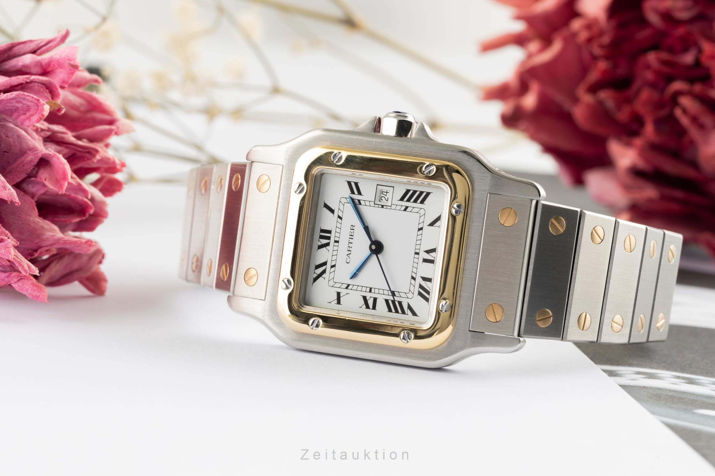 Cartier Santos steel / gold automatic Kal. 2671 Ref. 2961  | Zeitauktion