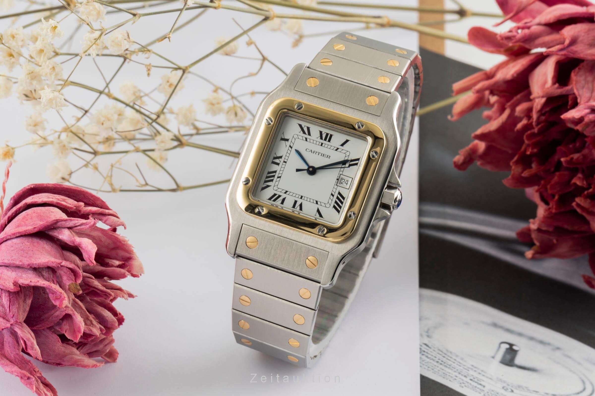 Cartier Santos steel / gold automatic Kal. 2671 Ref. 2961  | Zeitauktion