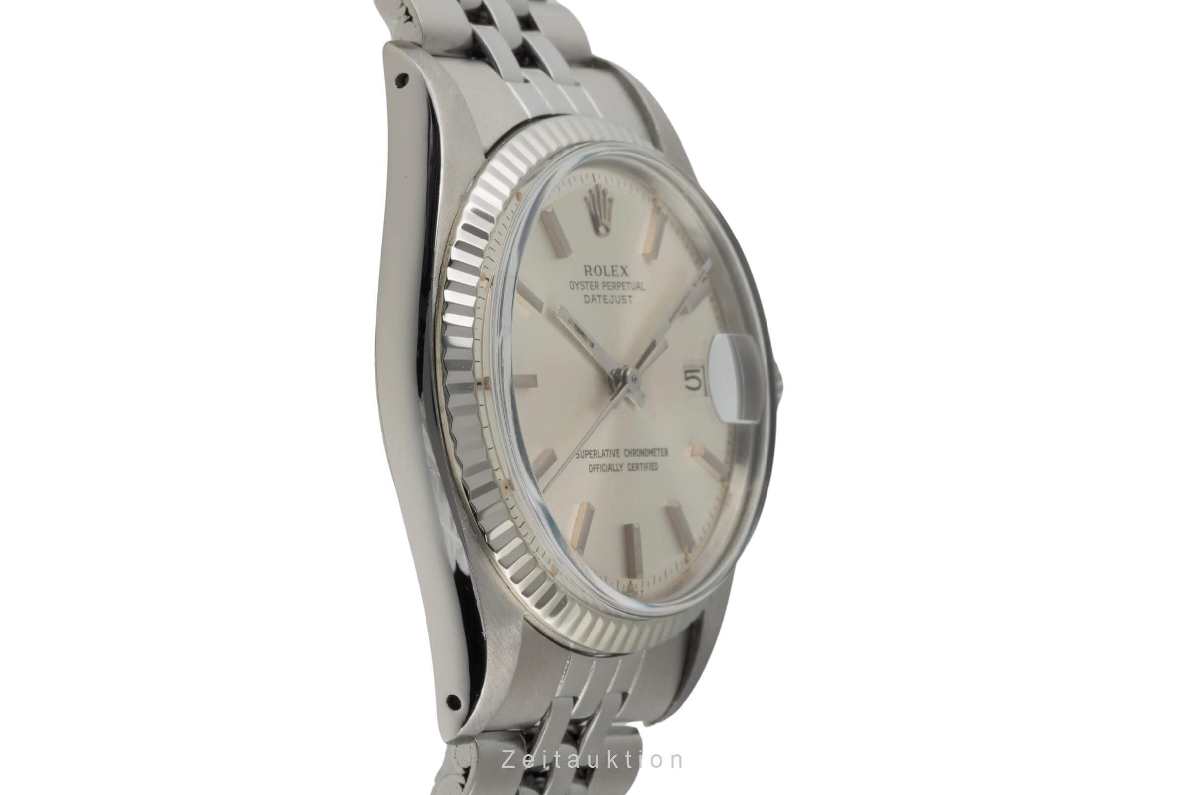 Rolex Datejust acciaio / oro bianco automatismo Kal. 1570 Ref. 1601 VINTAGE  | Zeitauktion