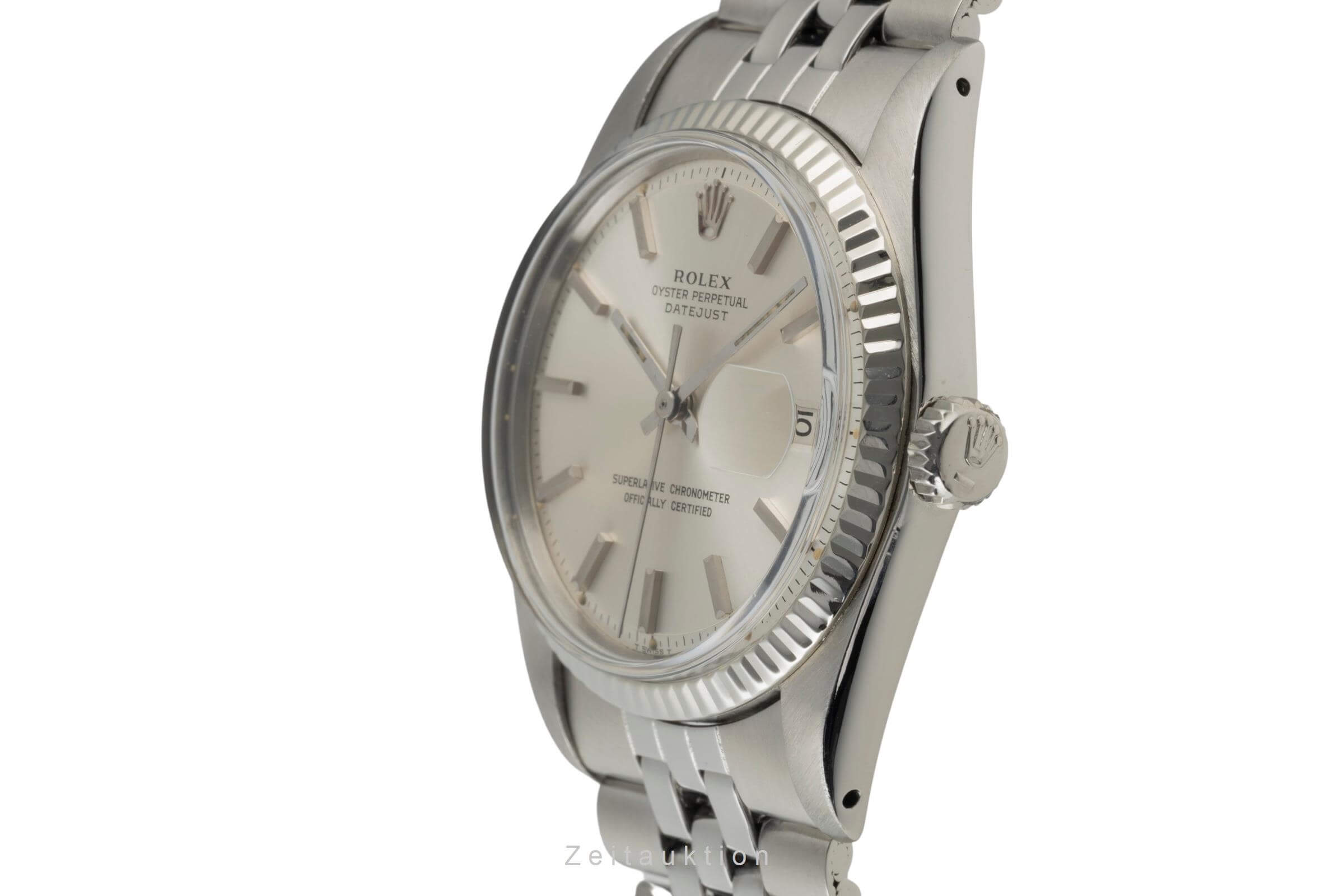Rolex Datejust acciaio / oro bianco automatismo Kal. 1570 Ref. 1601 VINTAGE  | Zeitauktion
