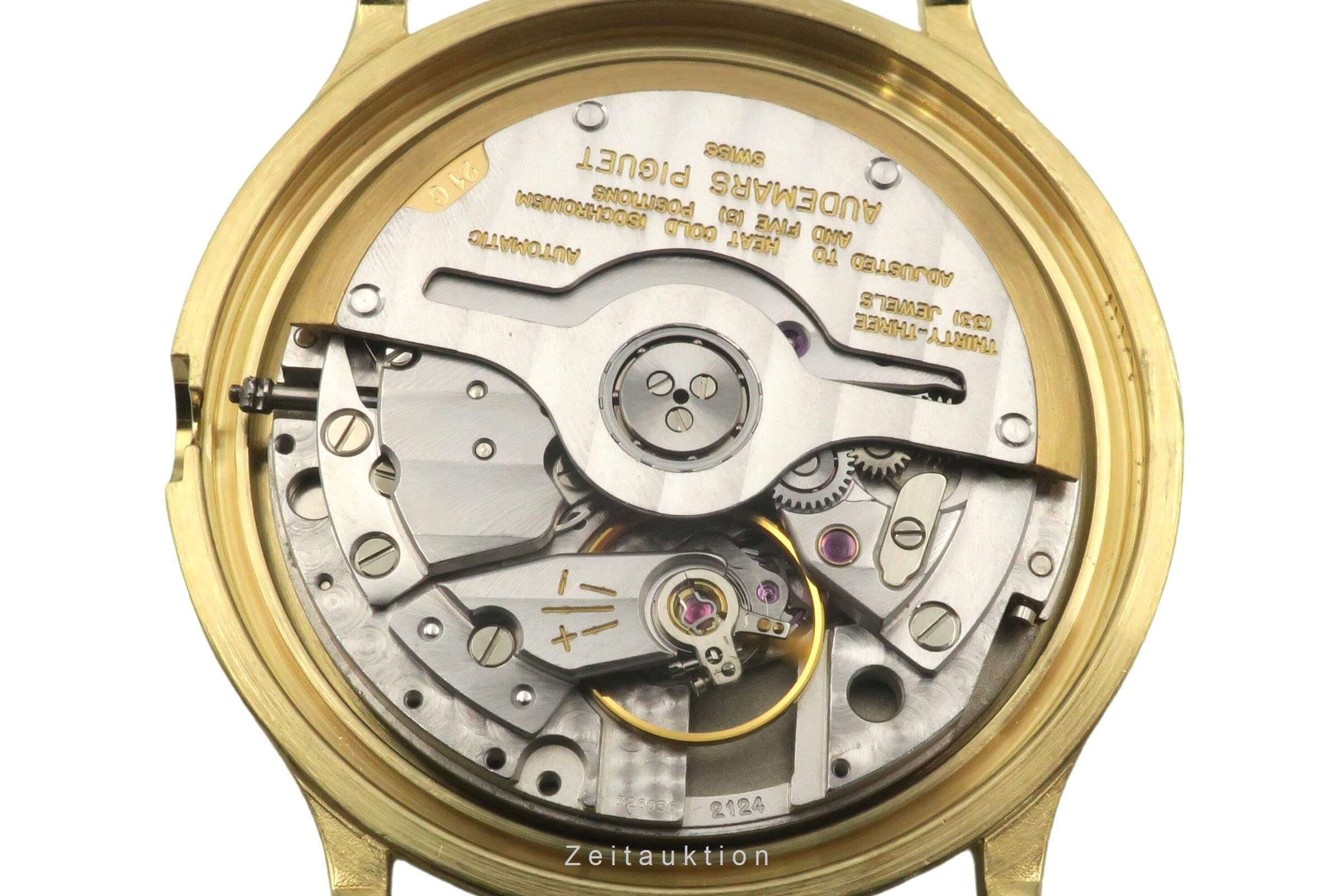 Audemars Piguet Day-Date Moonphase 18 ct gold automatic Kal. 2124 Ref. 25589BA  | Zeitauktion