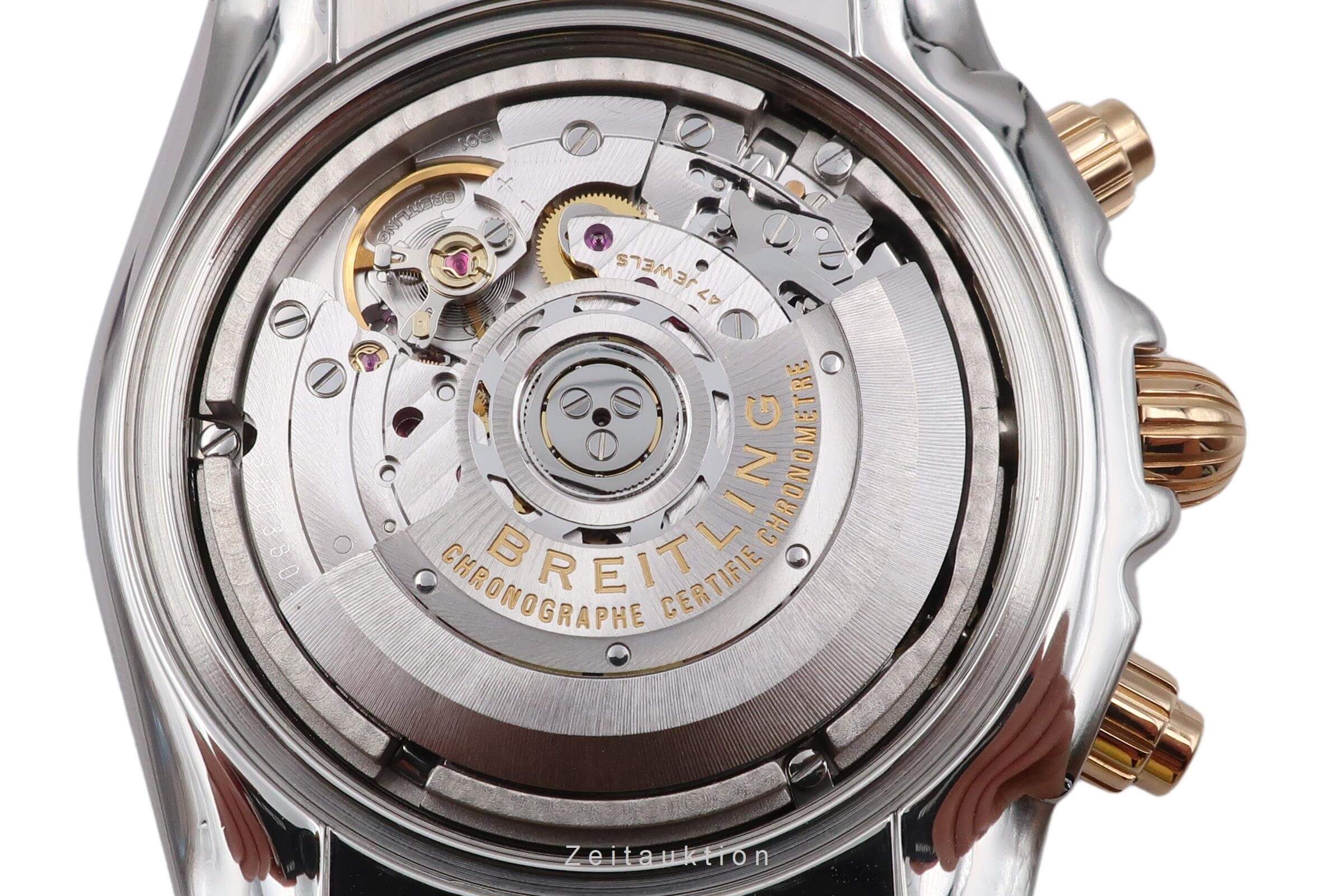 Breitling Chronomat 44 Chronograph Stahl / Gold Automatik Kal. B01  