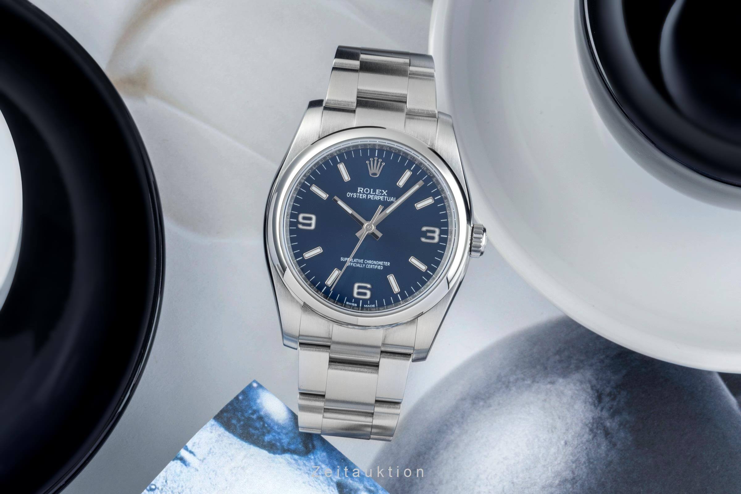 Rolex Oyster Perpetual Stahl Automatik Kal. 3130 Ref. 116000  | Zeitauktion