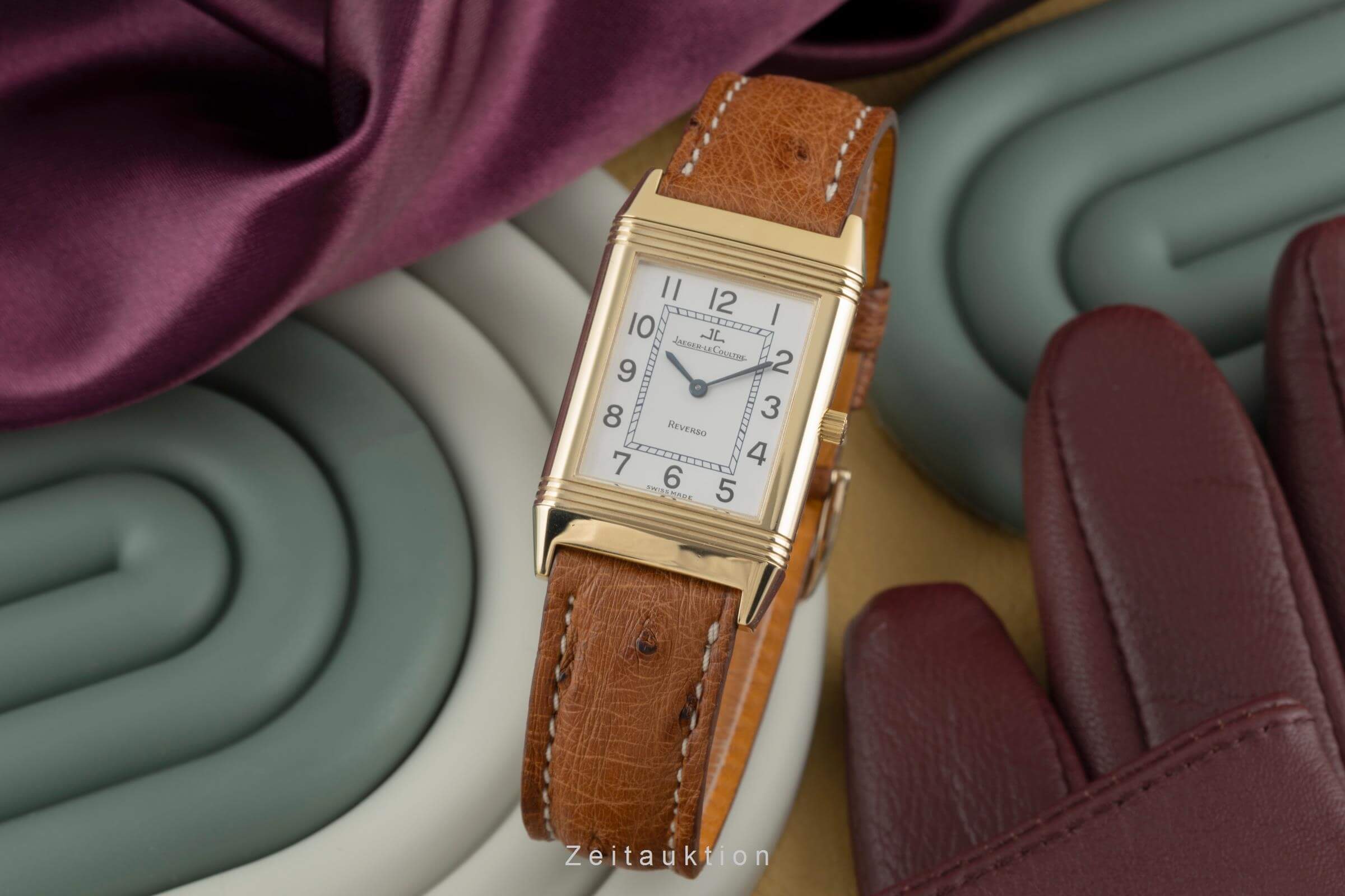 Jaeger-LeCoultre Reverso oro 18 ct carica manuale Kal. 876 Ref. Q2501420   250.140.862B  | Zeitauktion