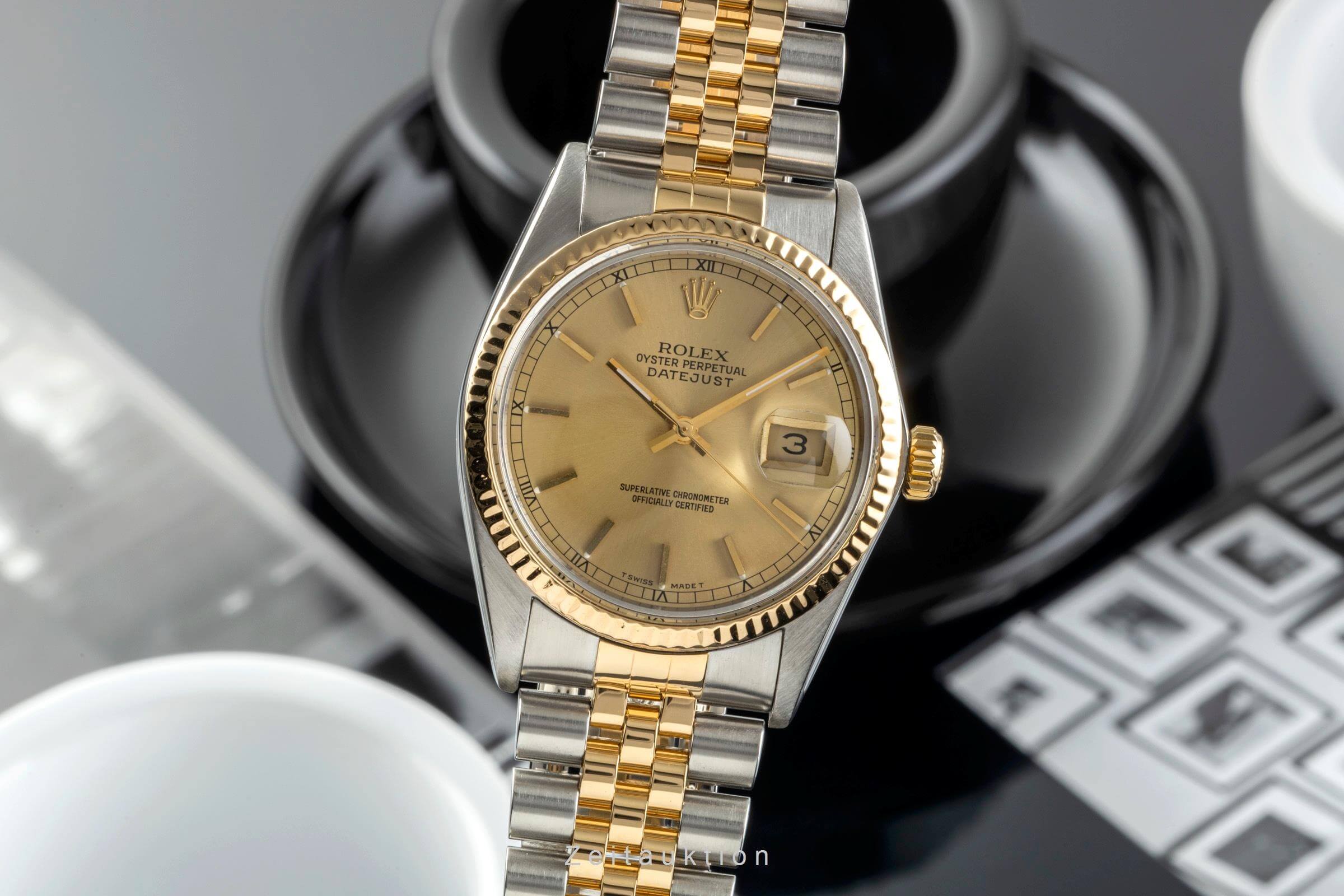 楽天市場】【ROLEX】ロレックス デイトジャスト ゴールド文字盤