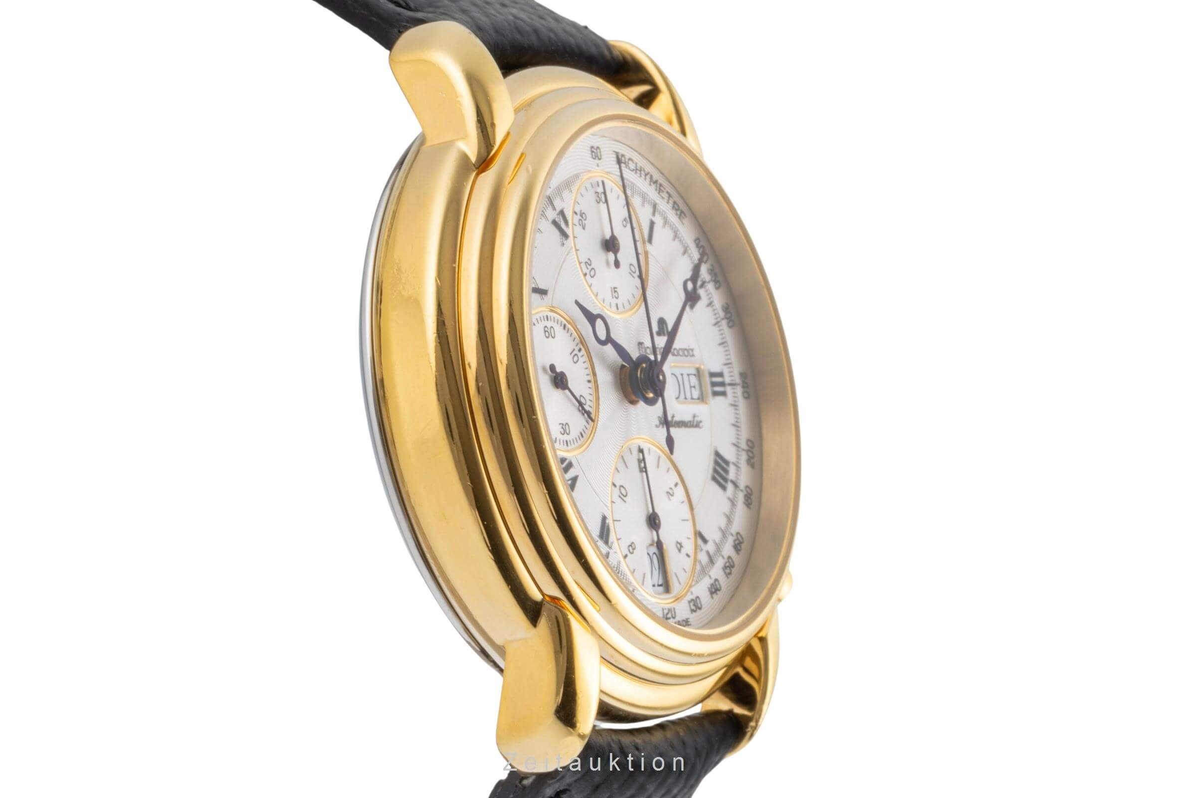 Maurice Lacroix Croneo Chronograph Messing vergoldet Automatik Ref 