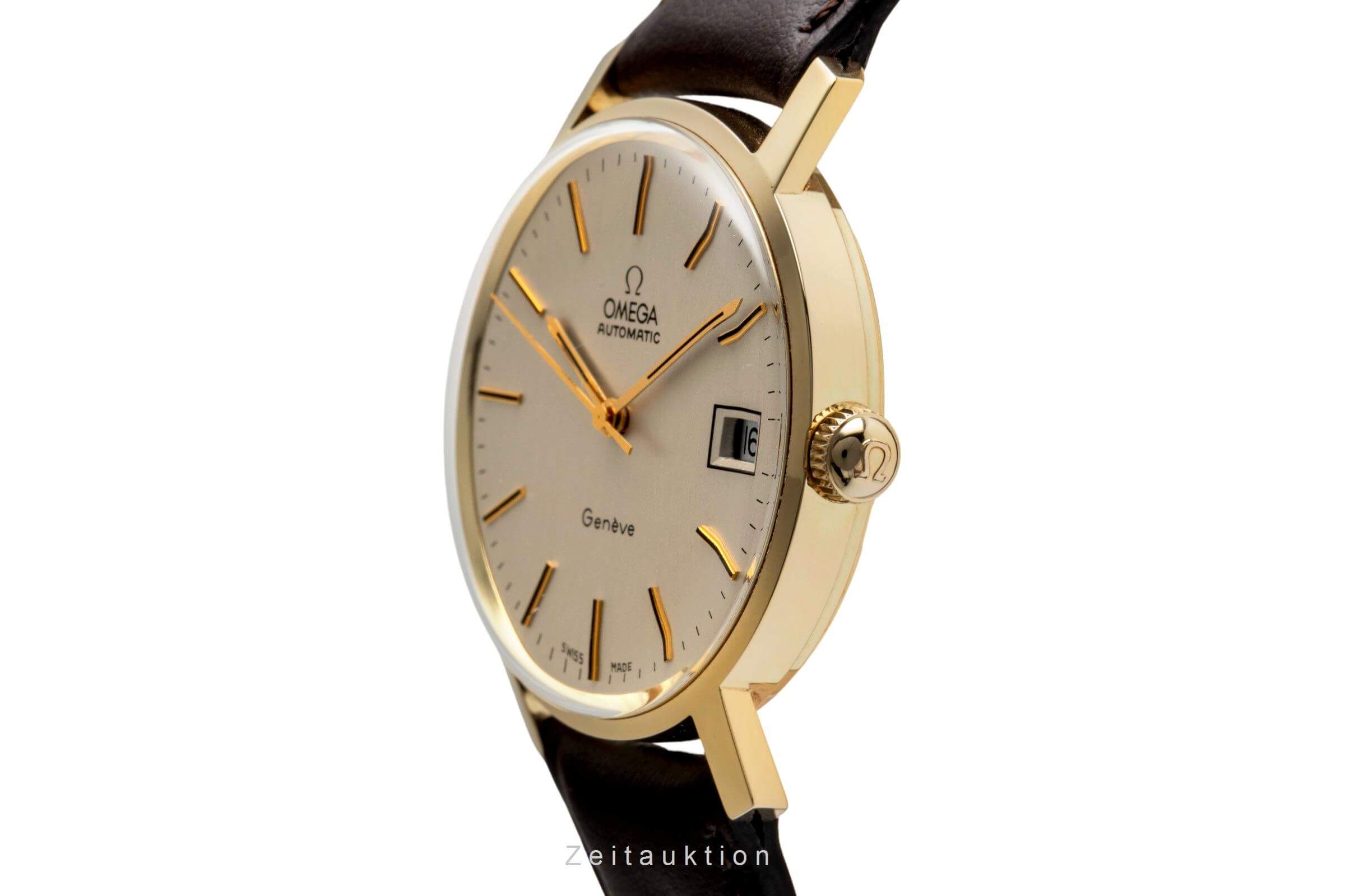Omega Geneve 14k Gelbgold Automatik Kal. 1012 Ref. 166.7071  | Zeitauktion