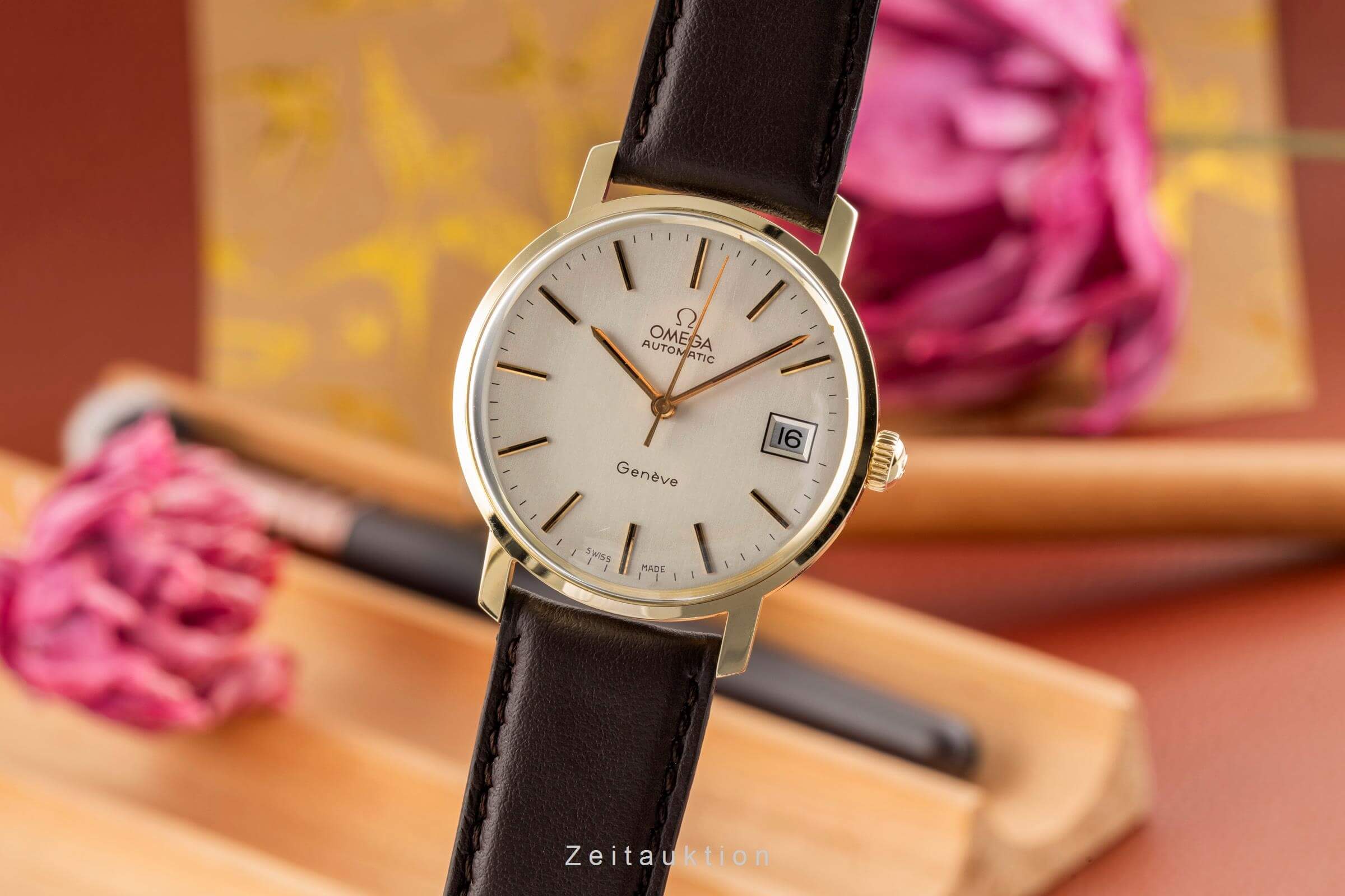 Omega Geneve 14k Gelbgold Automatik Kal. 1012 Ref. 166.7071  | Zeitauktion