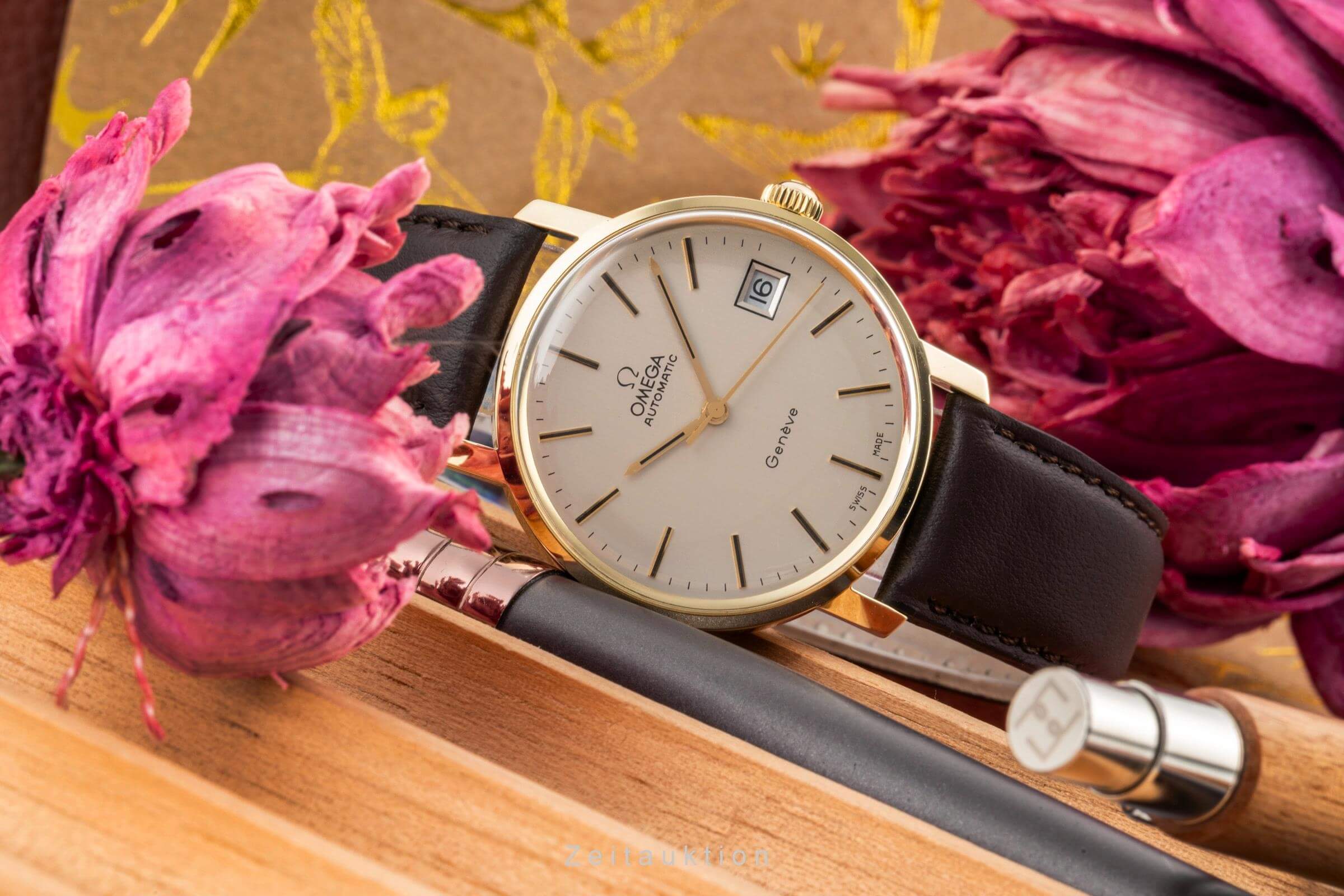 Omega Geneve 14k Gelbgold Automatik Kal. 1012 Ref. 166.7071  | Zeitauktion