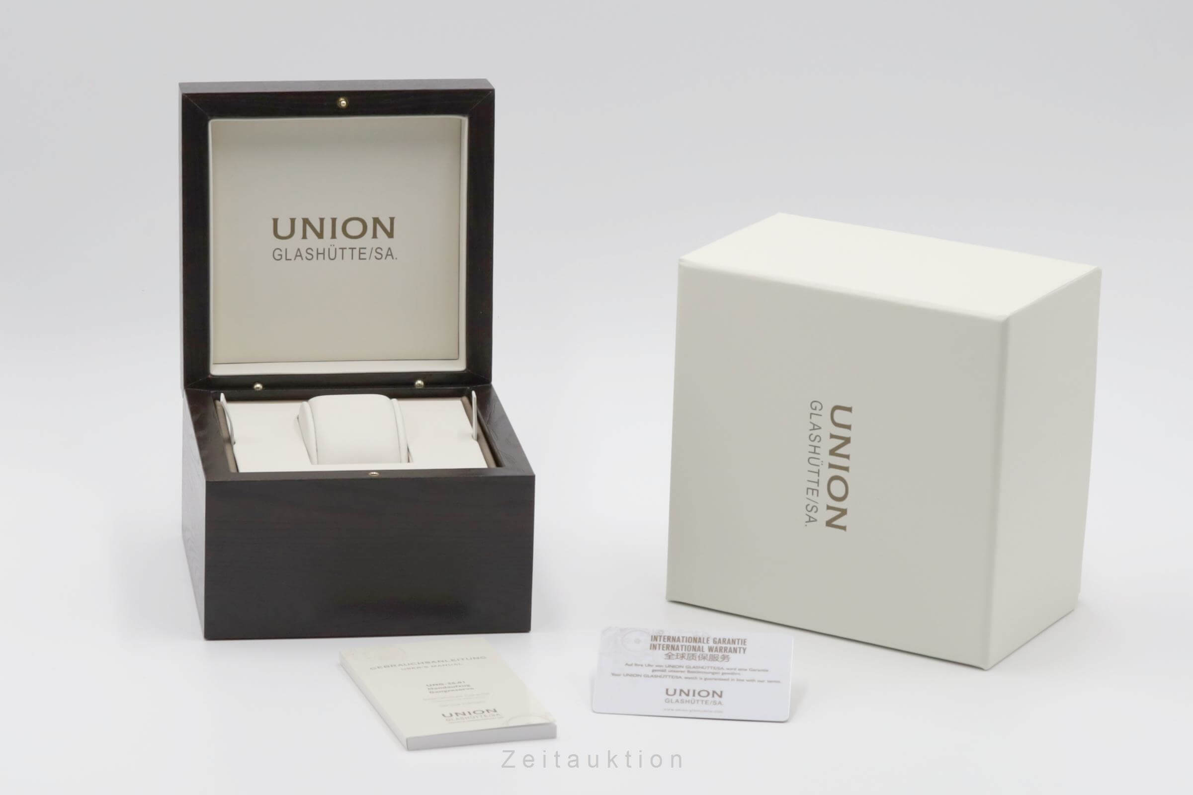 Union Glashütte 1893 acero cuerda manual Ref. D007.456.16.082.00  | Zeitauktion