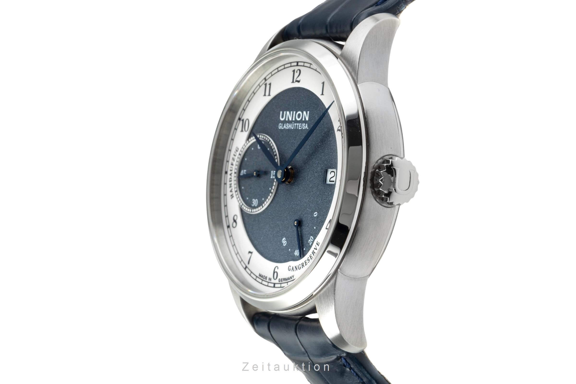 Union Glashütte 1893 acero cuerda manual Ref. D007.456.16.082.00  | Zeitauktion
