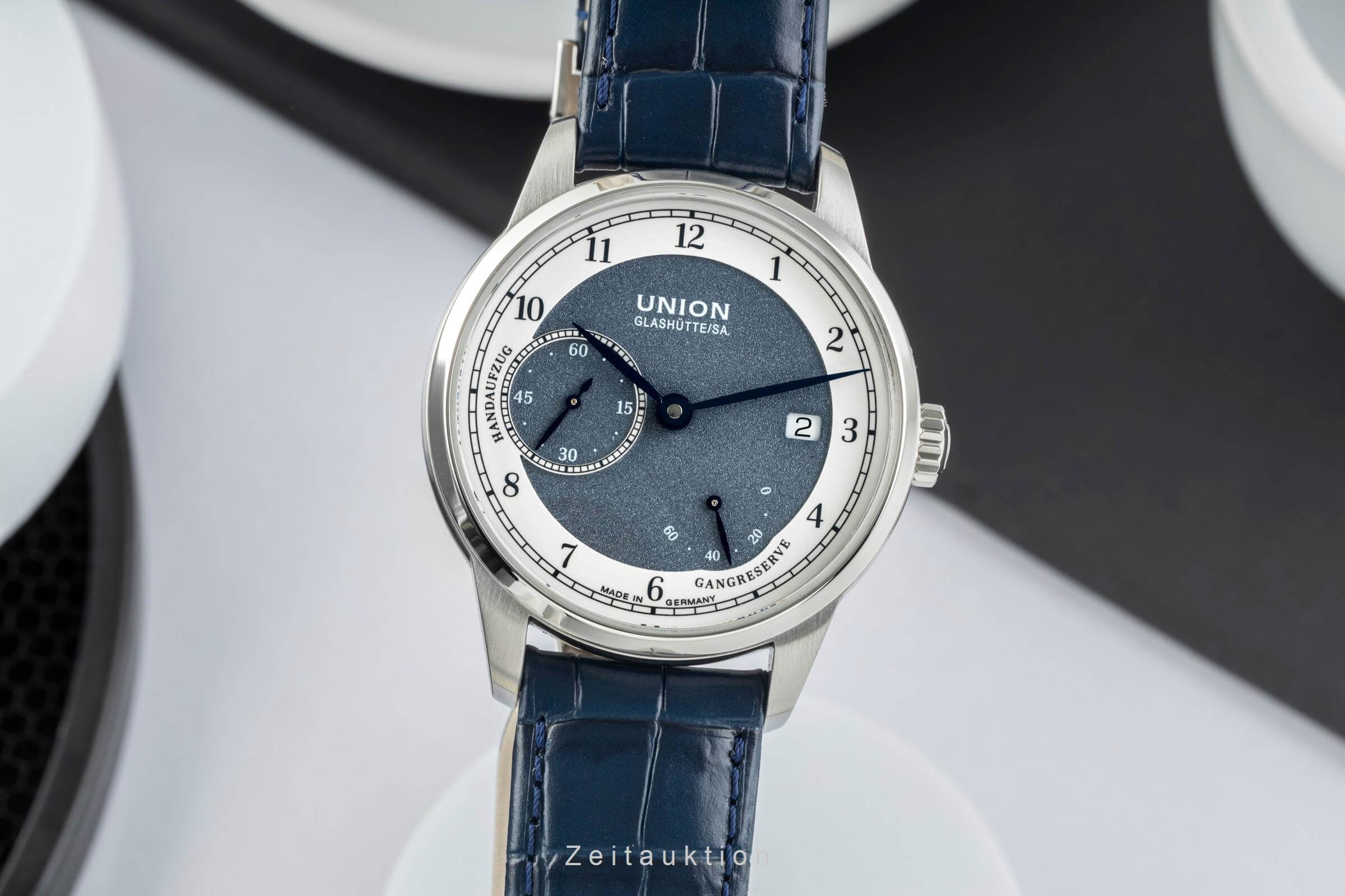 Union Glashütte 1893 acero cuerda manual Ref. D007.456.16.082.00  | Zeitauktion