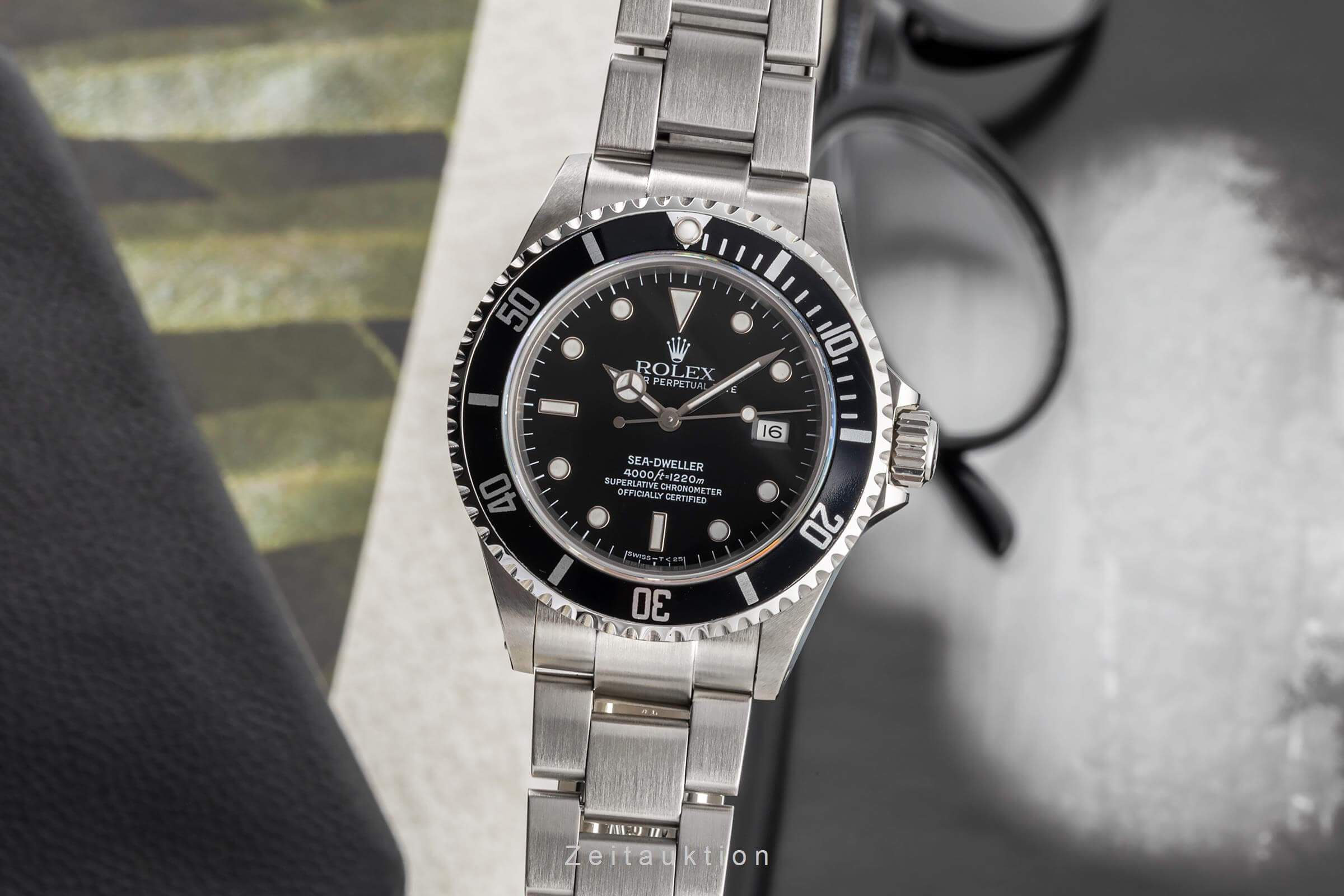 Rolex Sea-Dweller Stahl Automatik Kal. 3135 Ref. 16600  | Zeitauktion