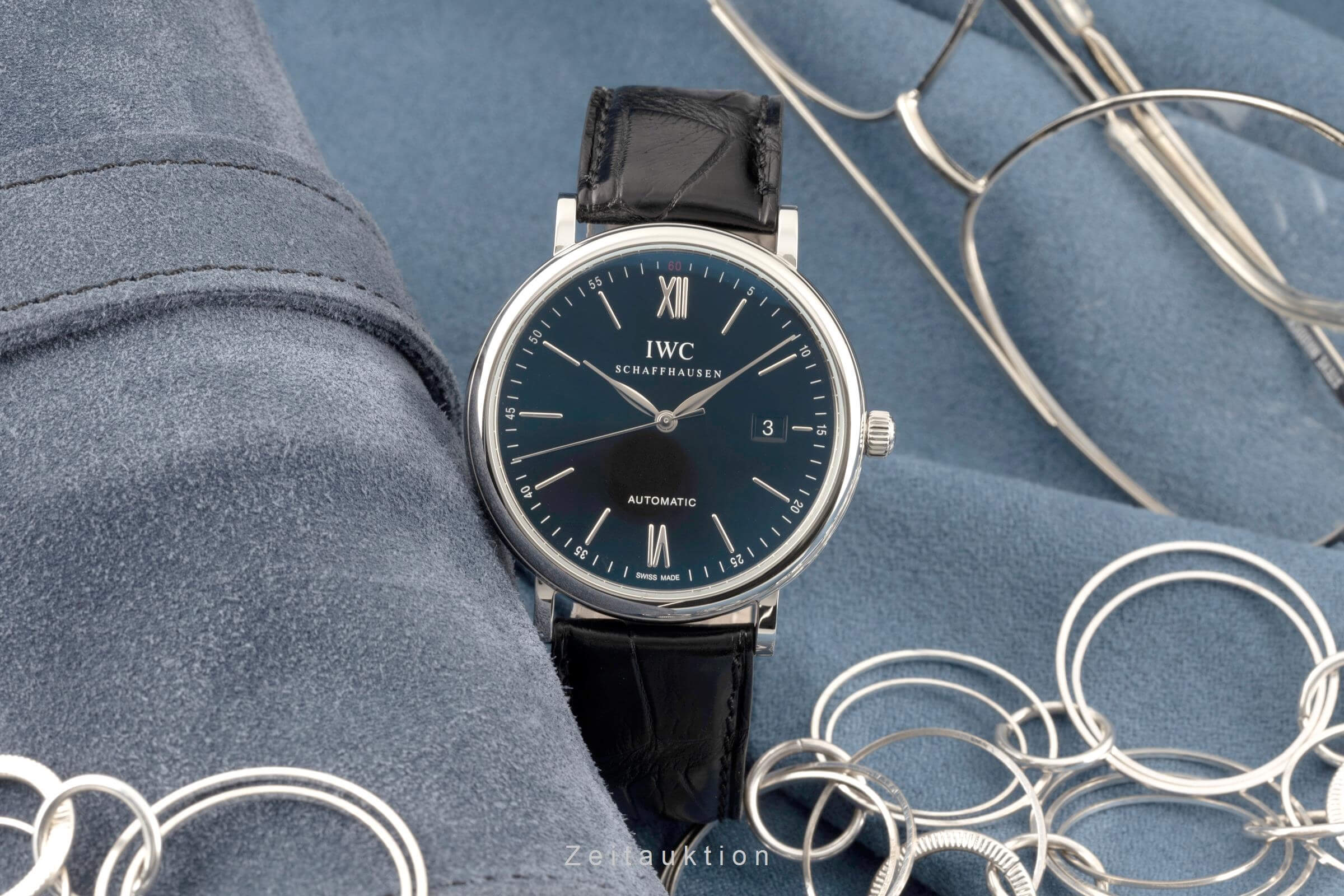 IWC Portofino steel automatic Kal. 35110 Ref. IW356502  | Zeitauktion