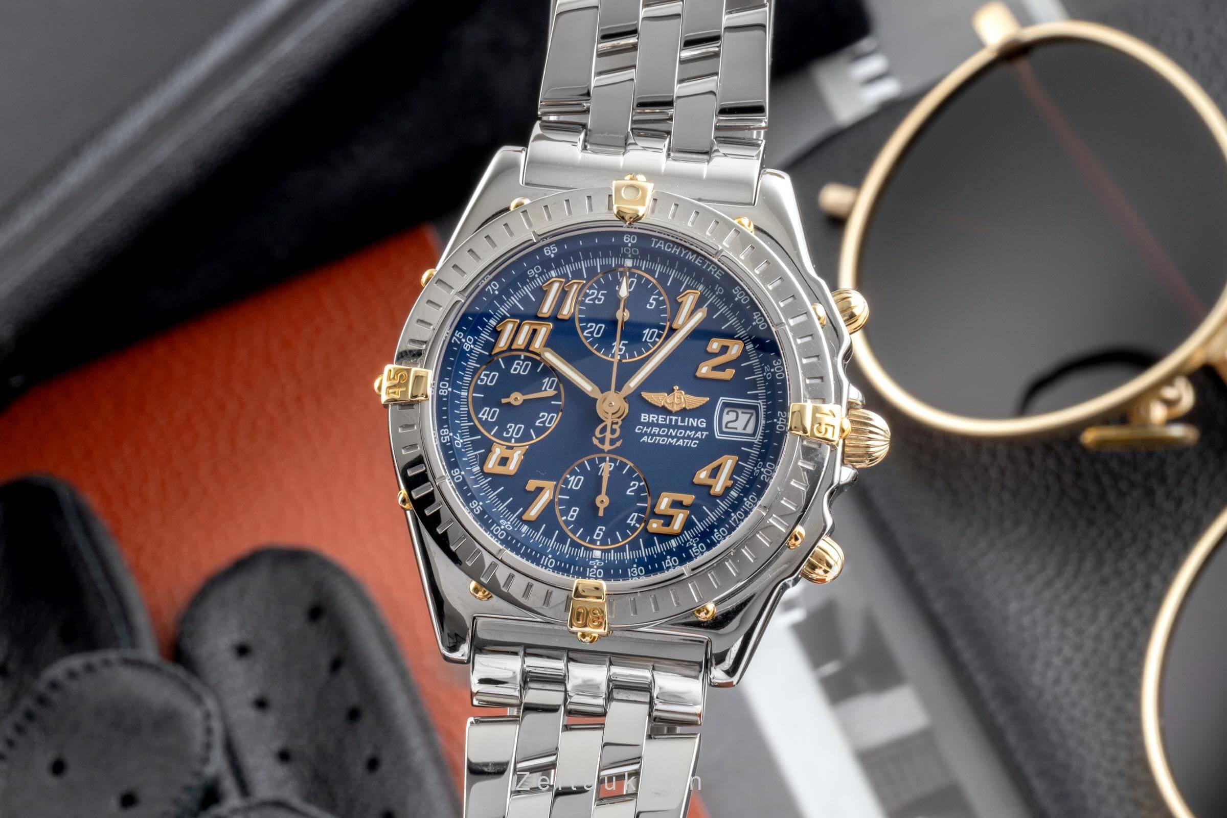 Breitling Chronomat Chronograph Stahl / Gold Automatik Kal. B13 