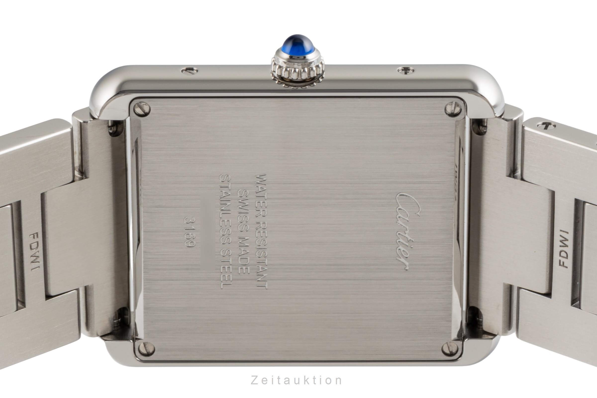 Cartier Tank Stahl Quarz Kal. 690 Ref. W5200014  | Zeitauktion