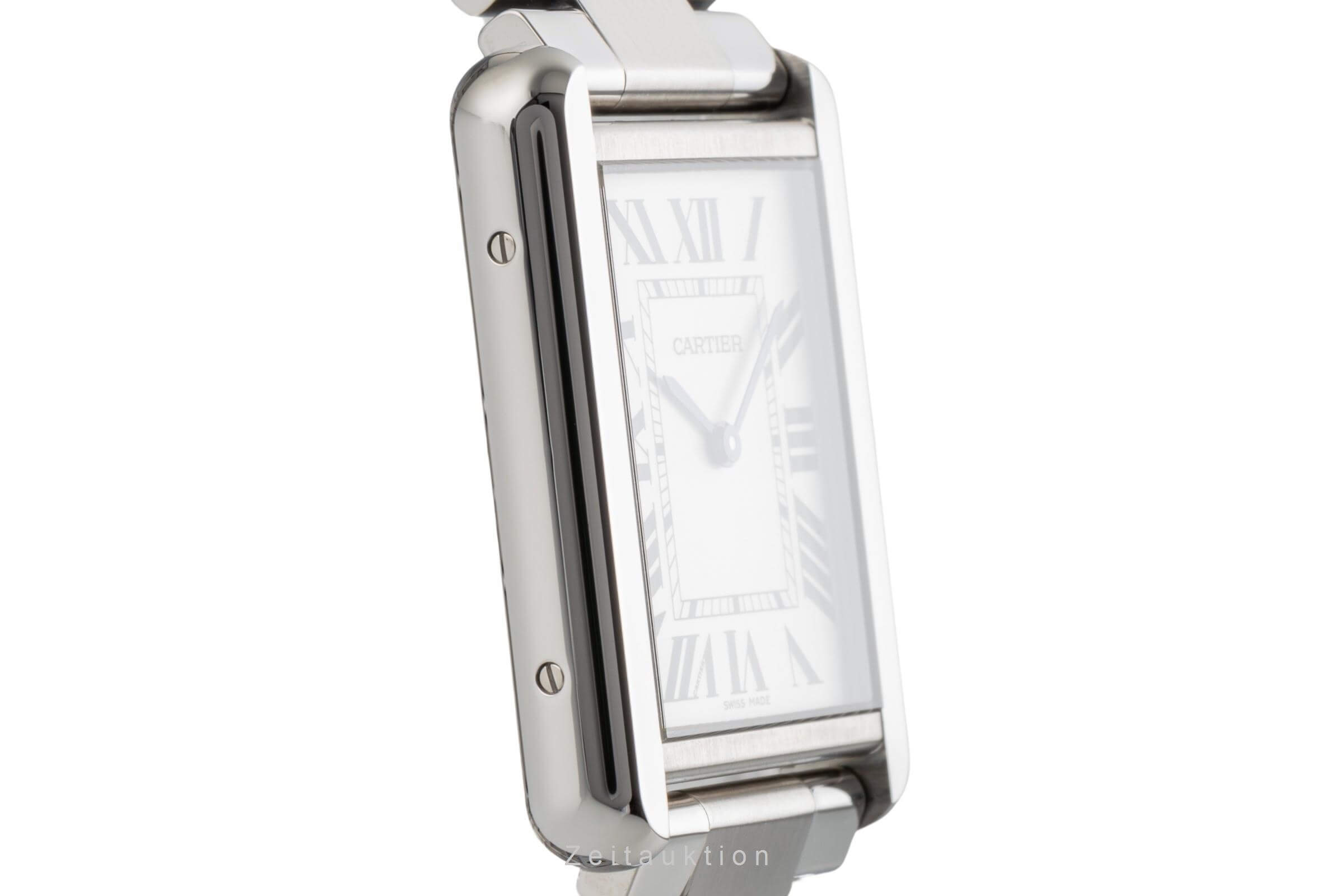 Cartier Tank Stahl Quarz Kal. 690 Ref. W5200014  | Zeitauktion
