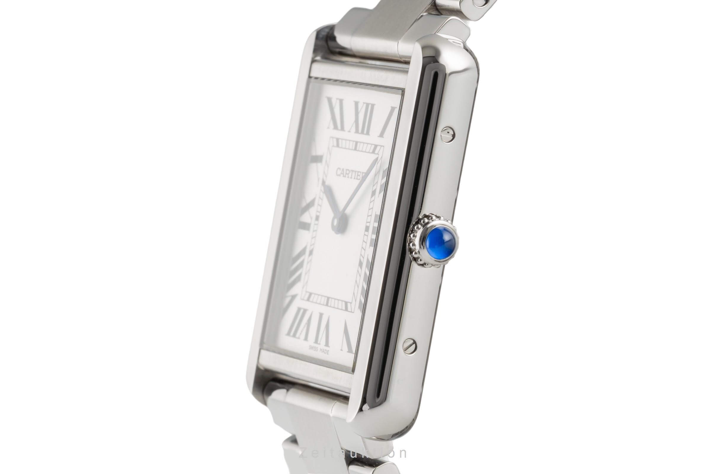 Cartier Tank Stahl Quarz Kal. 690 Ref. W5200014  | Zeitauktion