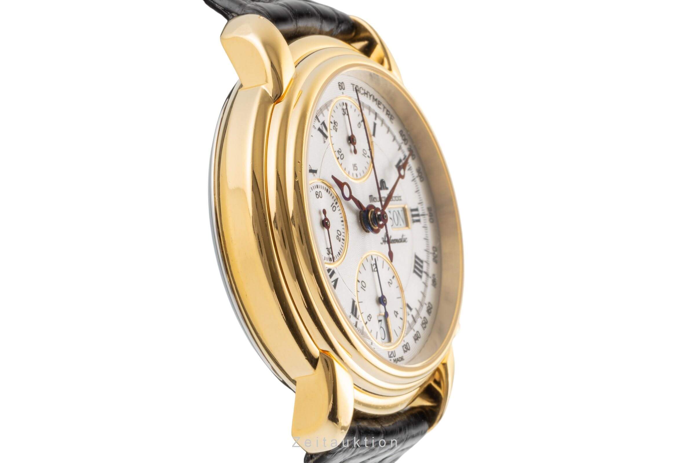 Maurice Lacroix Masterpiece Chronograph Messing vergoldet 