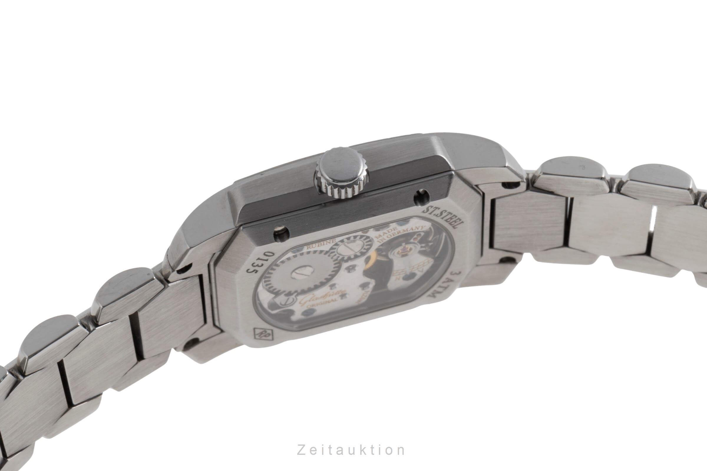 Glashütte Original * acero cuerda manual Kal. GUB 21 Ref. 21-01-01-01-04  | Zeitauktion