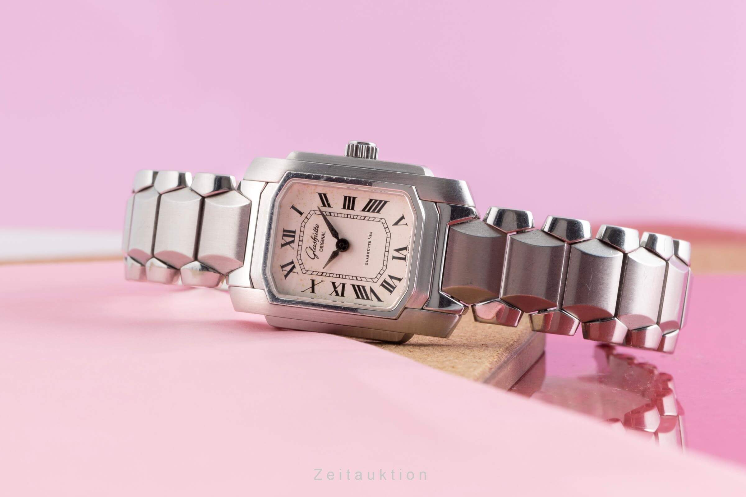 Glashütte Original * acero cuerda manual Kal. GUB 21 Ref. 21-01-01-01-04  | Zeitauktion