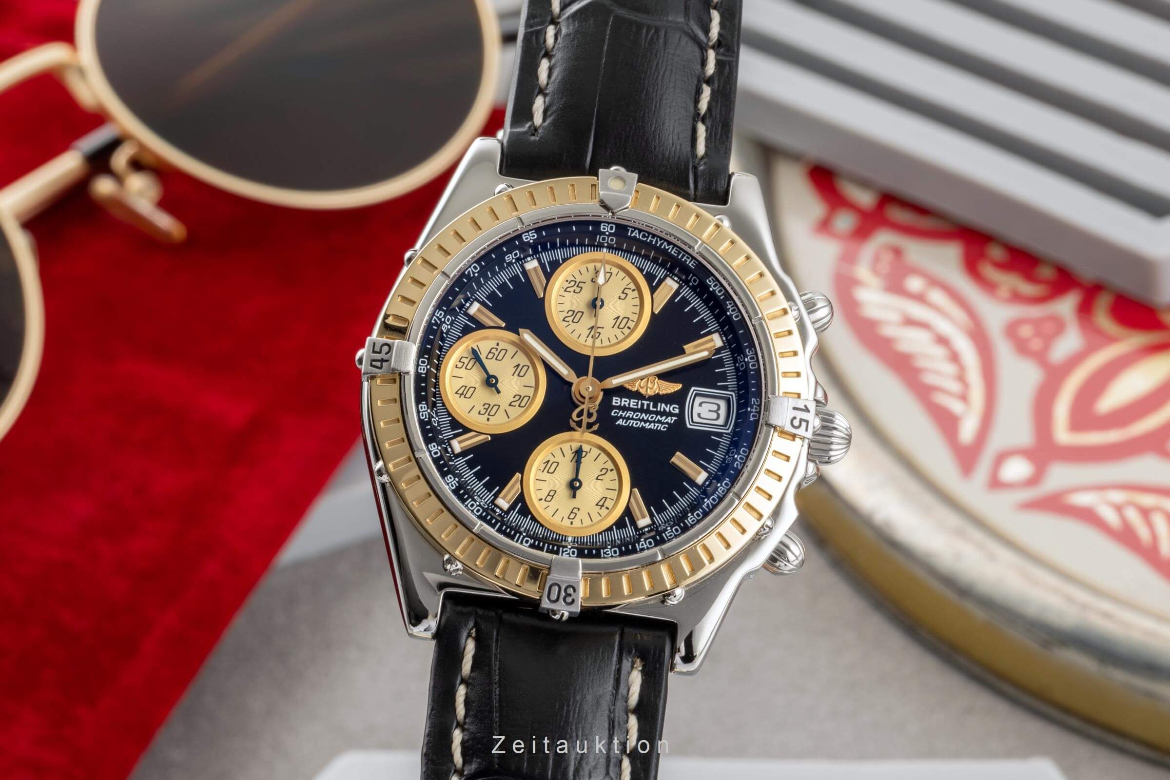 Breitling Chronomat Chronograph Stahl / Gold Automatik Kal. B13 