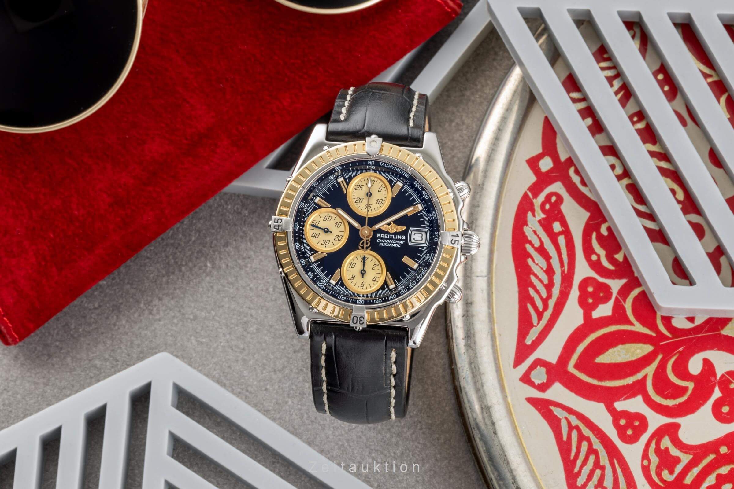 Breitling Chronomat Chronograph Stahl / Gold Automatik Kal. B13 