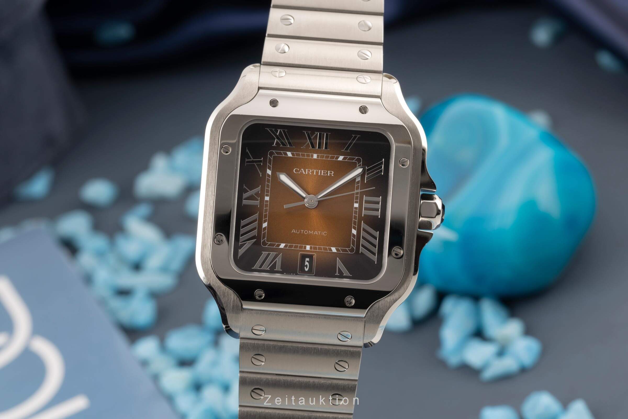 Cartier Santos Stahl Automatik Kal. 1847MC Ref. WSSA0064  | Zeitauktion