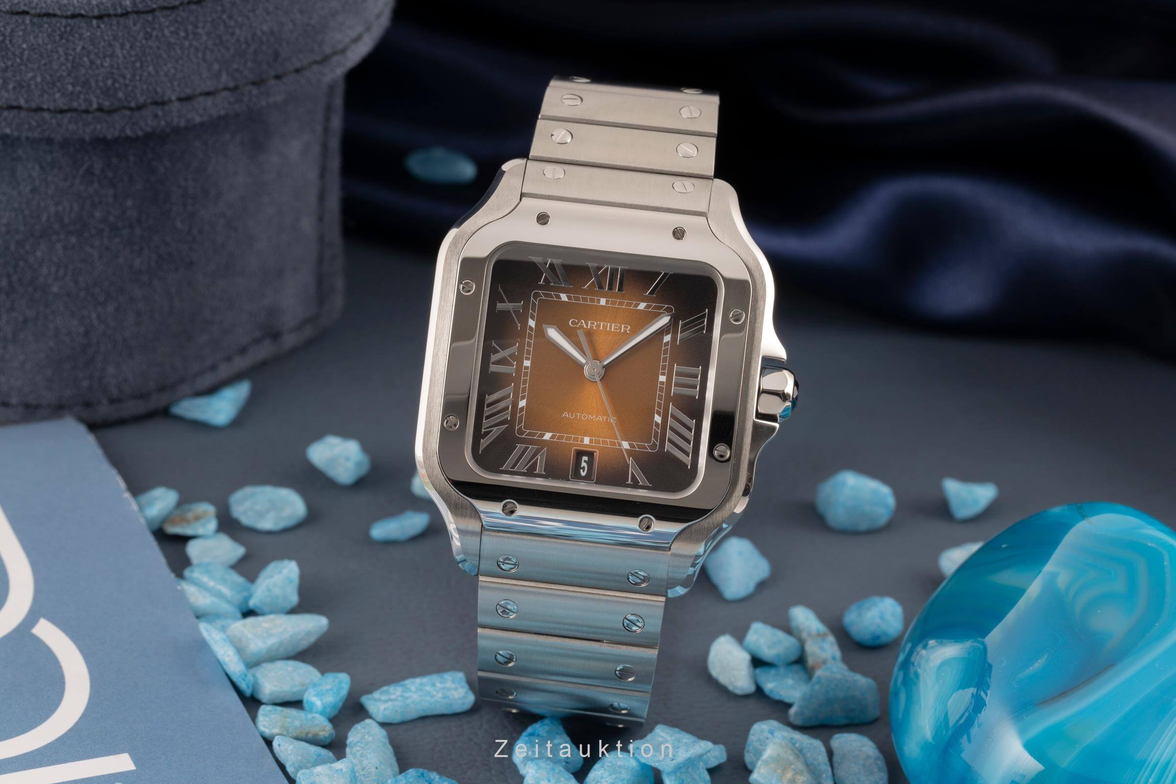 Cartier Santos Stahl Automatik Kal. 1847MC Ref. WSSA0064  | Zeitauktion
