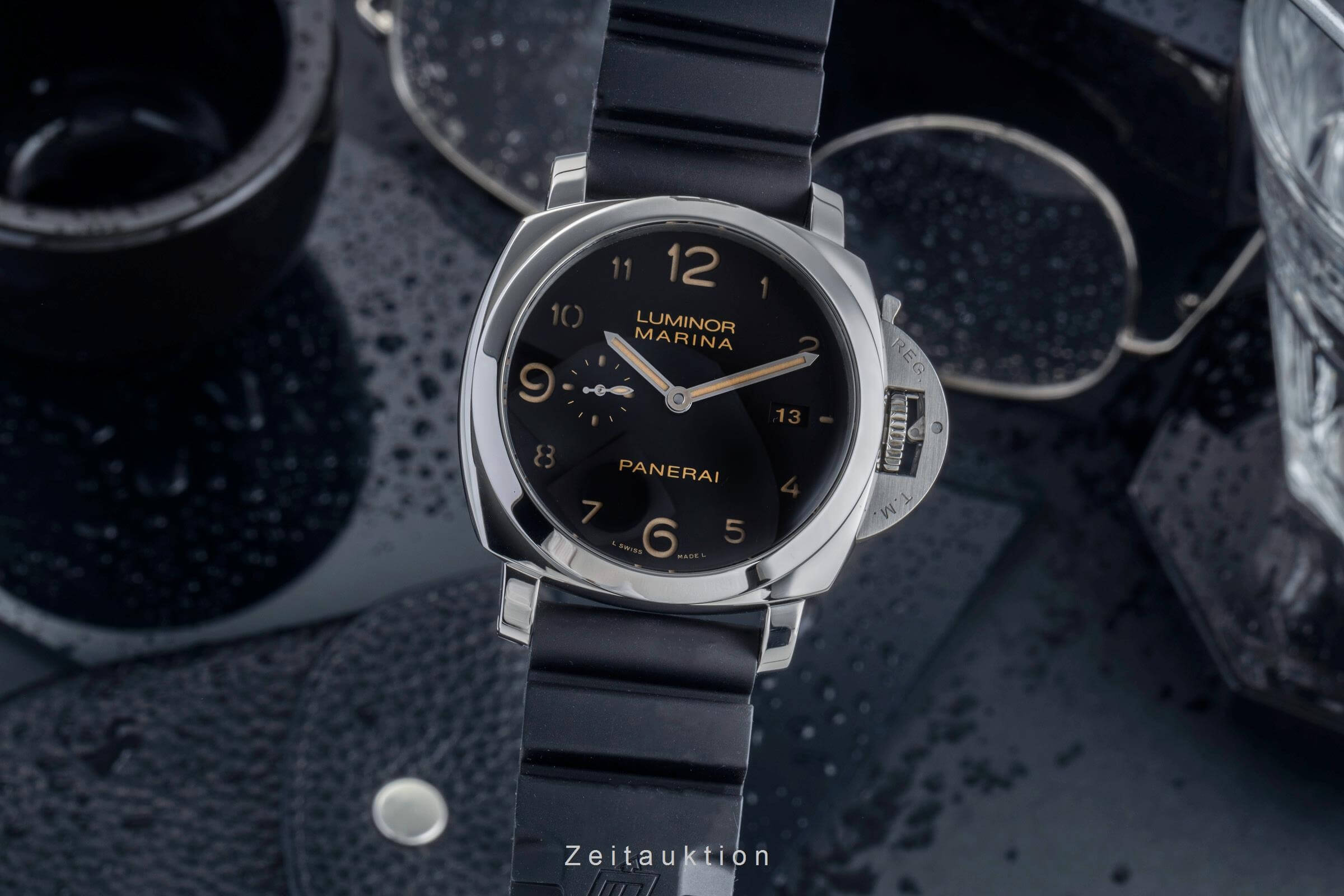 Panerai Luminor Marina steel automatic Kal. 9000 Ref. PAM00359  | Zeitauktion