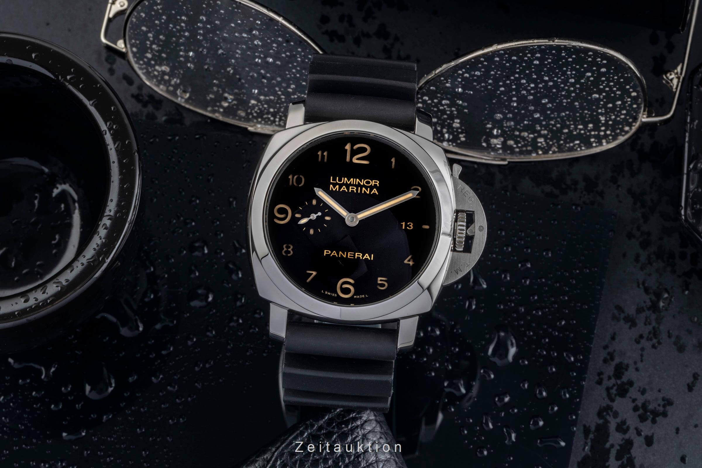 Panerai Luminor Marina steel automatic Kal. 9000 Ref. PAM00359  | Zeitauktion