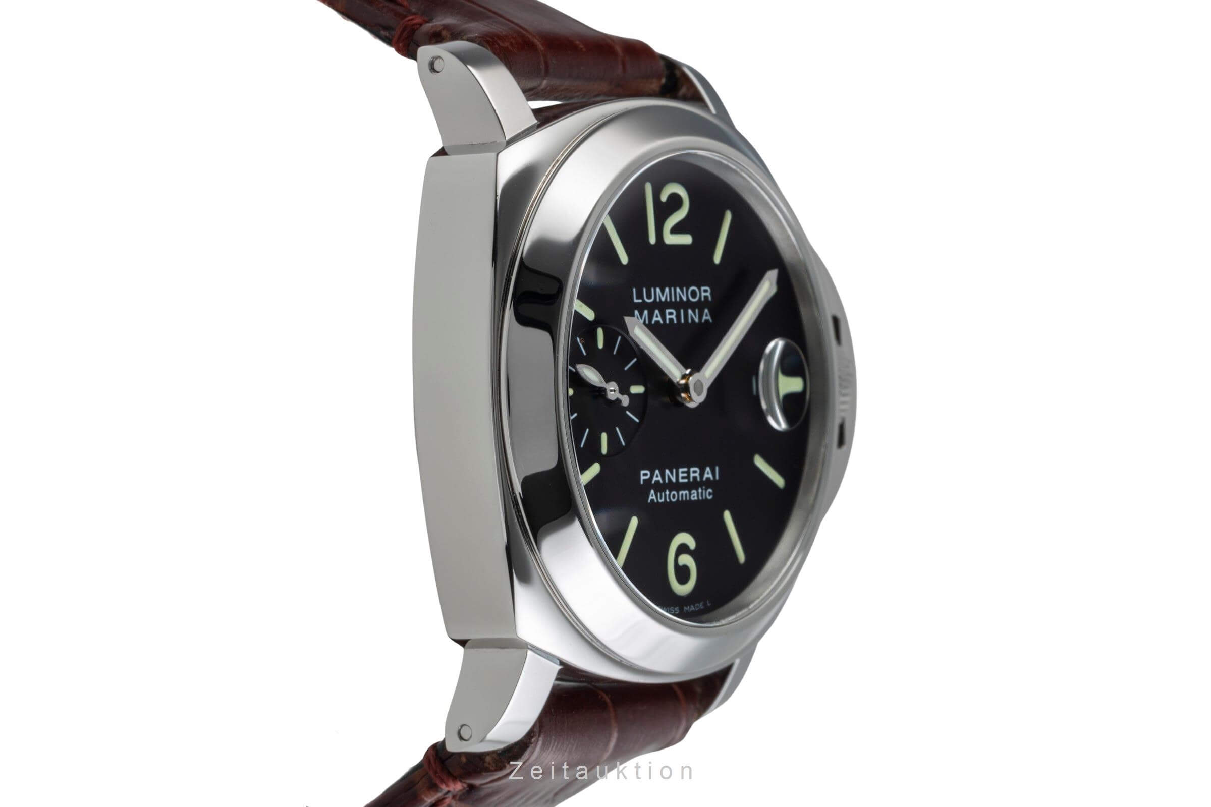 Panerai Luminor Marina acciaio automatismo Kal. 7750-P1 Ref. PAM00104  | Zeitauktion