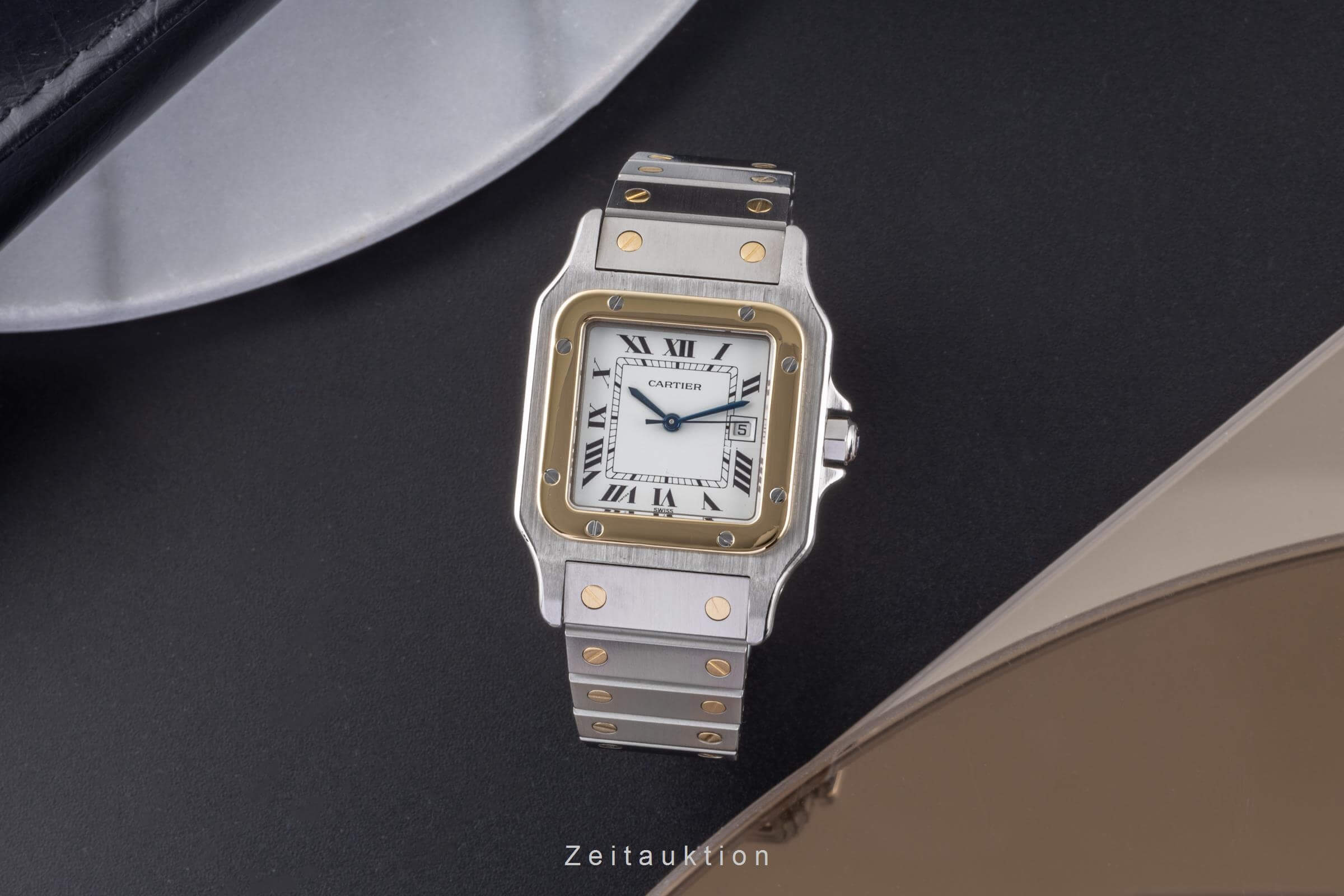 Cartier Santos acero / oro automático Ref. 2961  | Zeitauktion