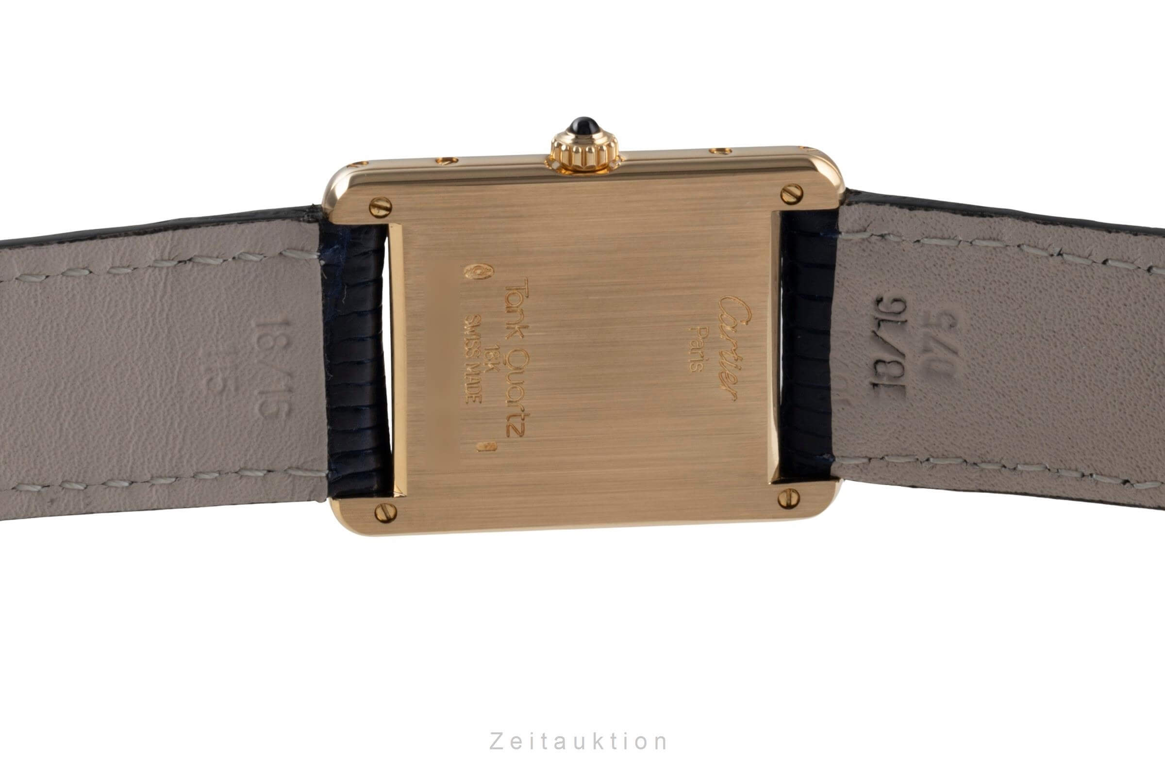 Cartier Tank 18 ct gold quartz Kal. 690 Ref. 88105  | Zeitauktion