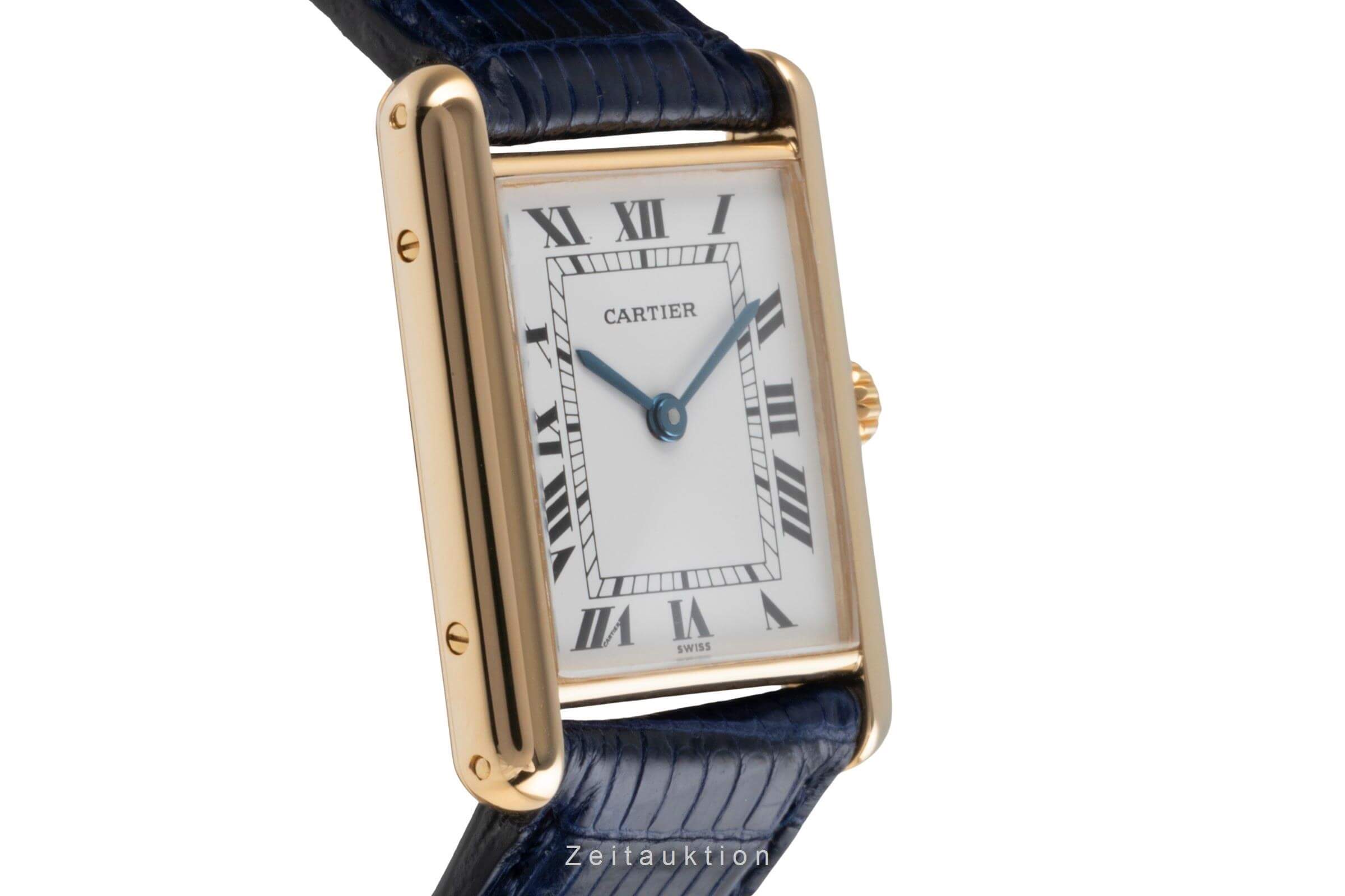 Cartier Tank 18 ct gold quartz Kal. 690 Ref. 88105  | Zeitauktion