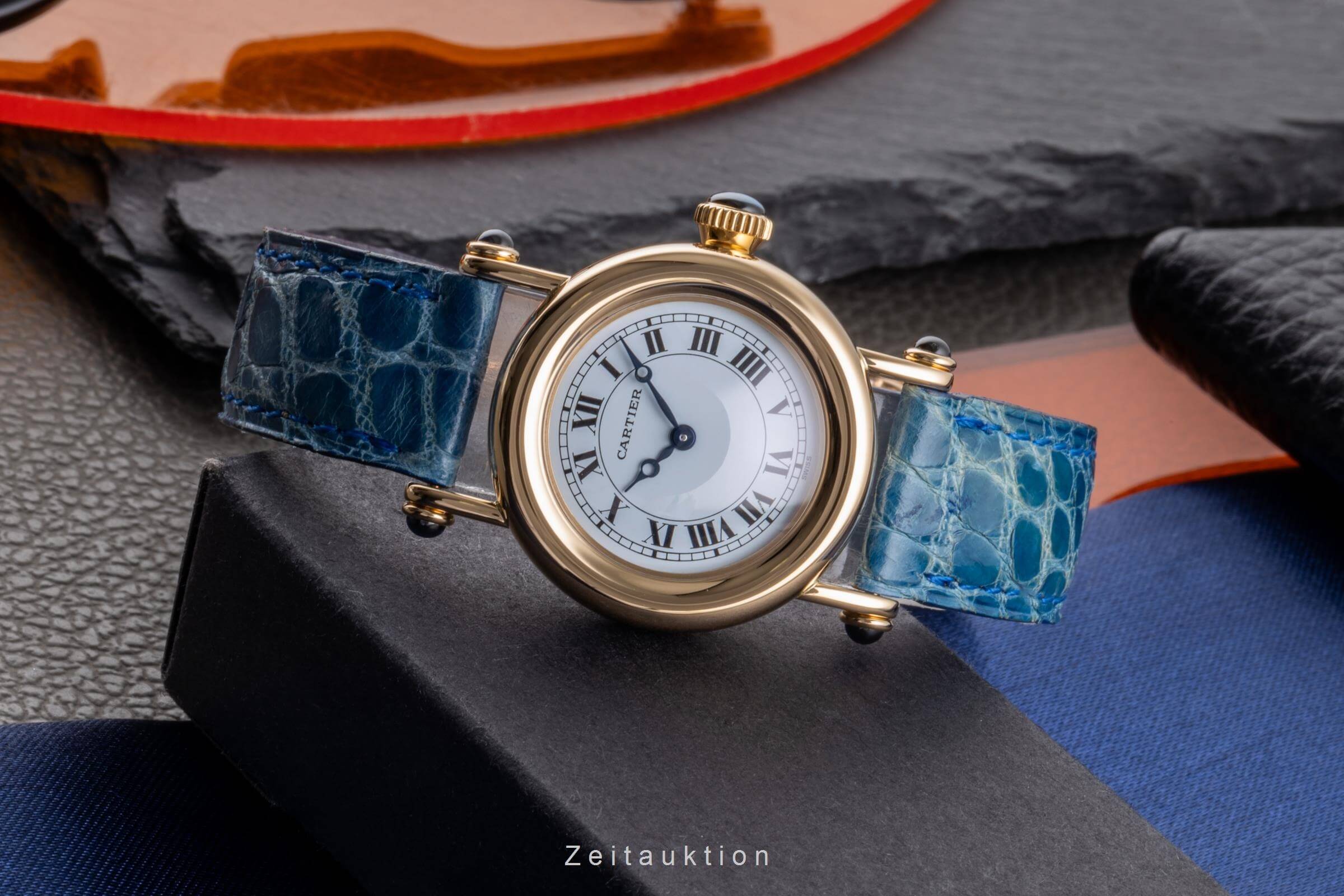 Cartier Diabolo 18 ct gold quartz Kal. 157.06 Ref. W1507551, 14400  | Zeitauktion