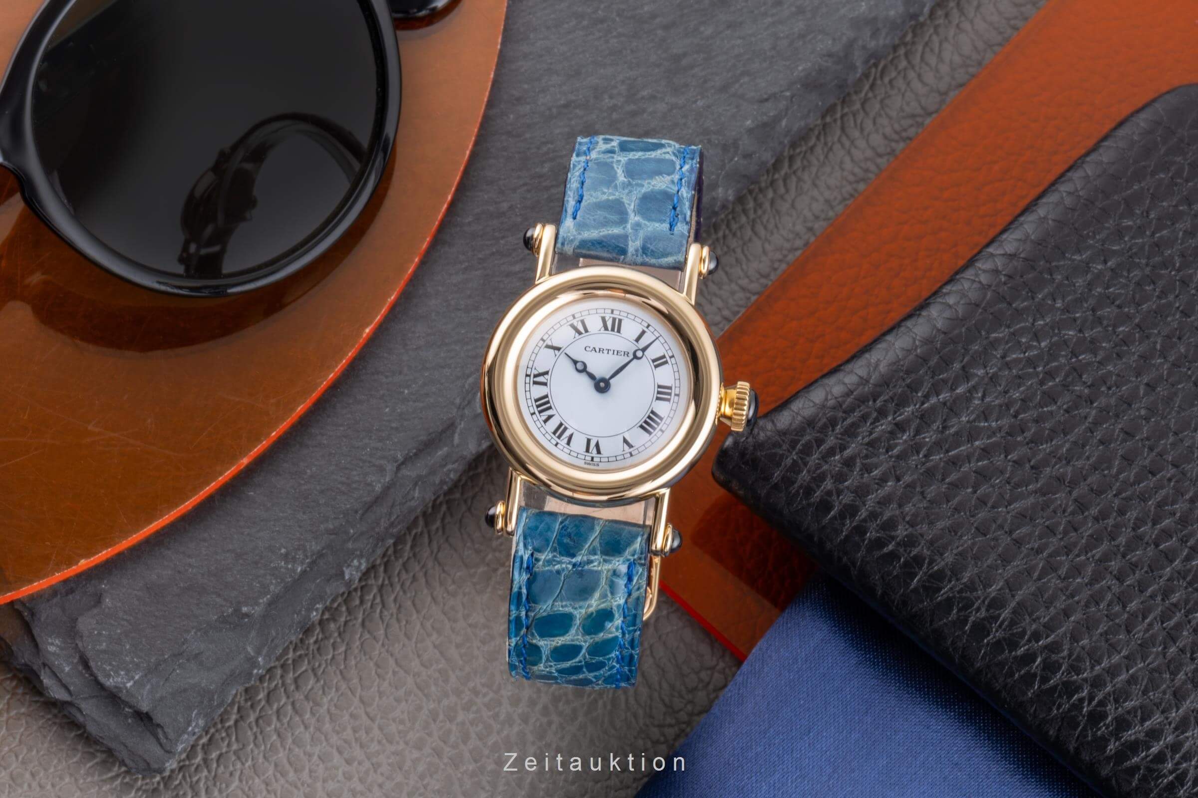 Cartier Diabolo 18 ct gold quartz Kal. 157.06 Ref. W1507551, 14400  | Zeitauktion