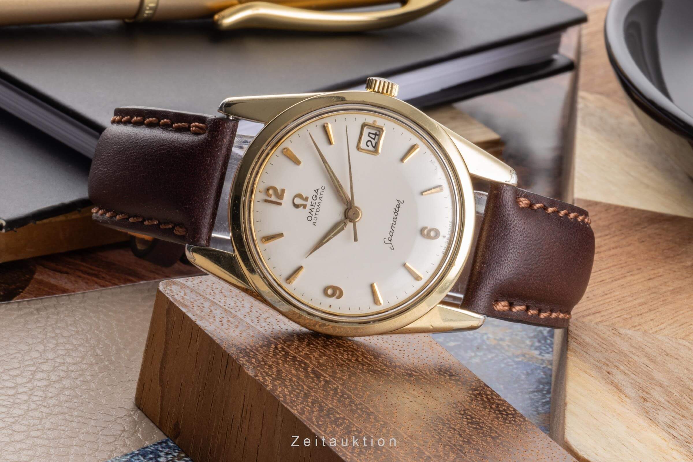 Omega Seamaster Stahl / vergoldet Automatik Kal. 562 Ref. 14701-2  | Zeitauktion
