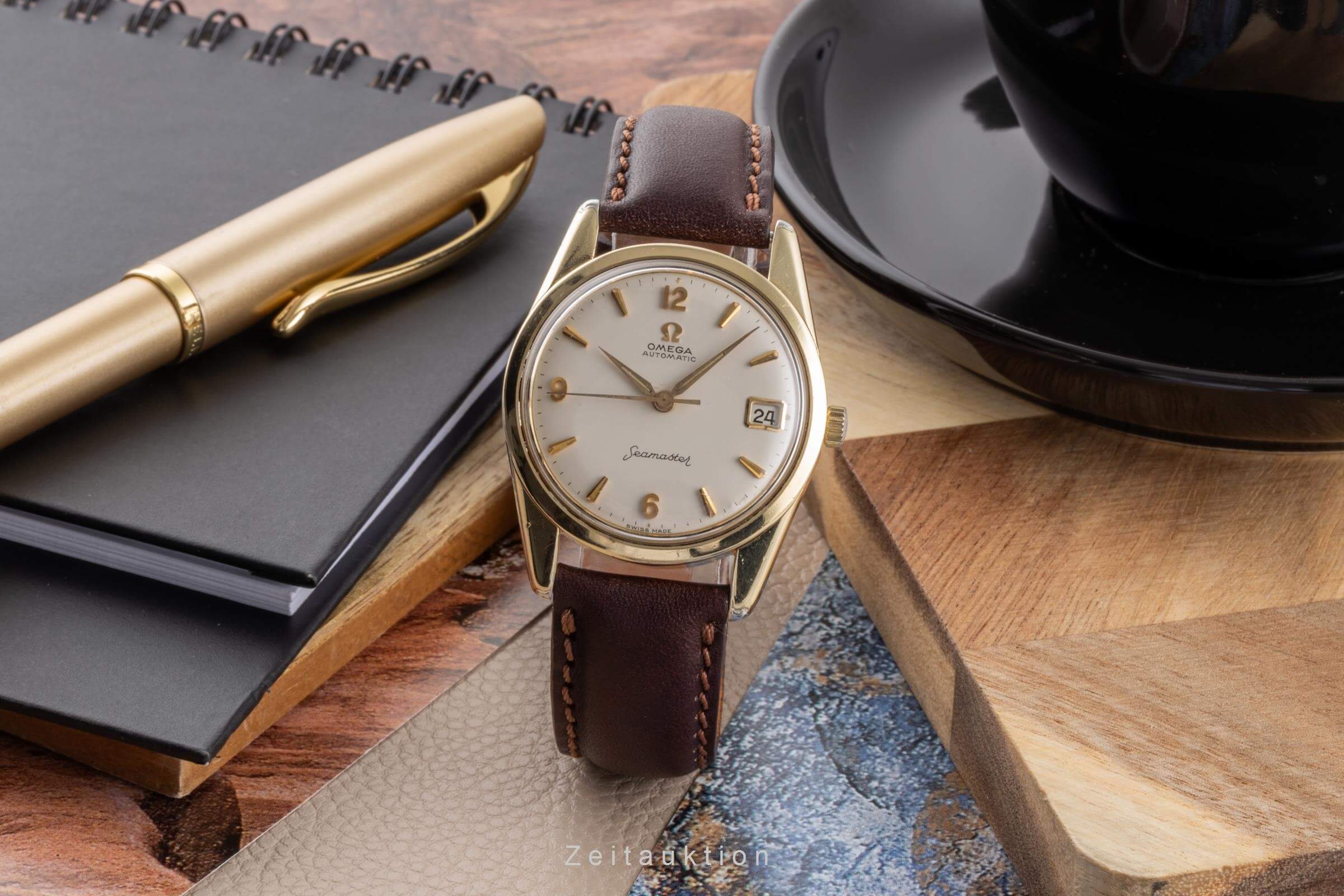 Omega Seamaster Stahl / vergoldet Automatik Kal. 562 Ref. 14701-2  | Zeitauktion