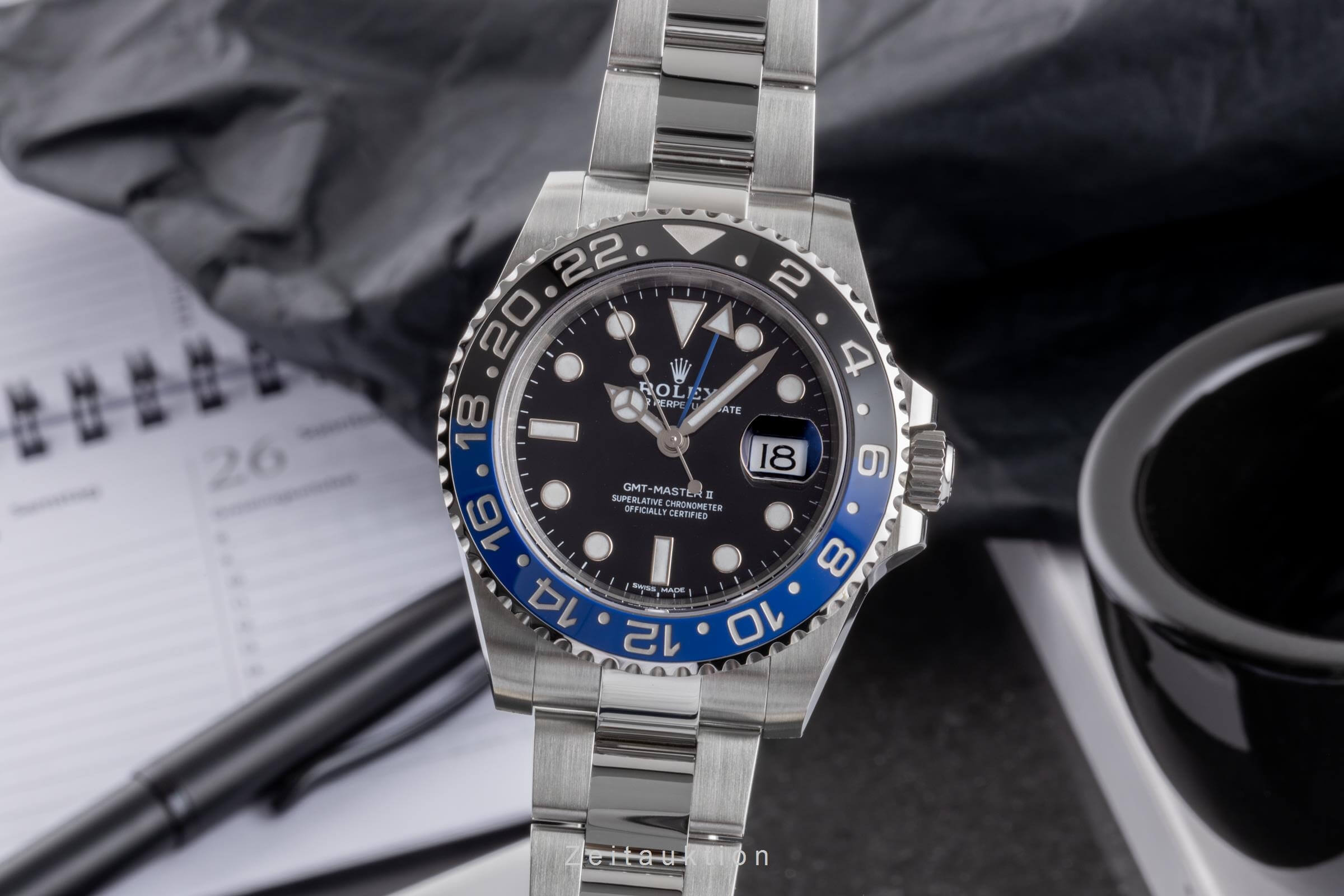 Rolex GMT-Master II acero automático Kal. 3186 Ref. 116710BLNR  | Zeitauktion