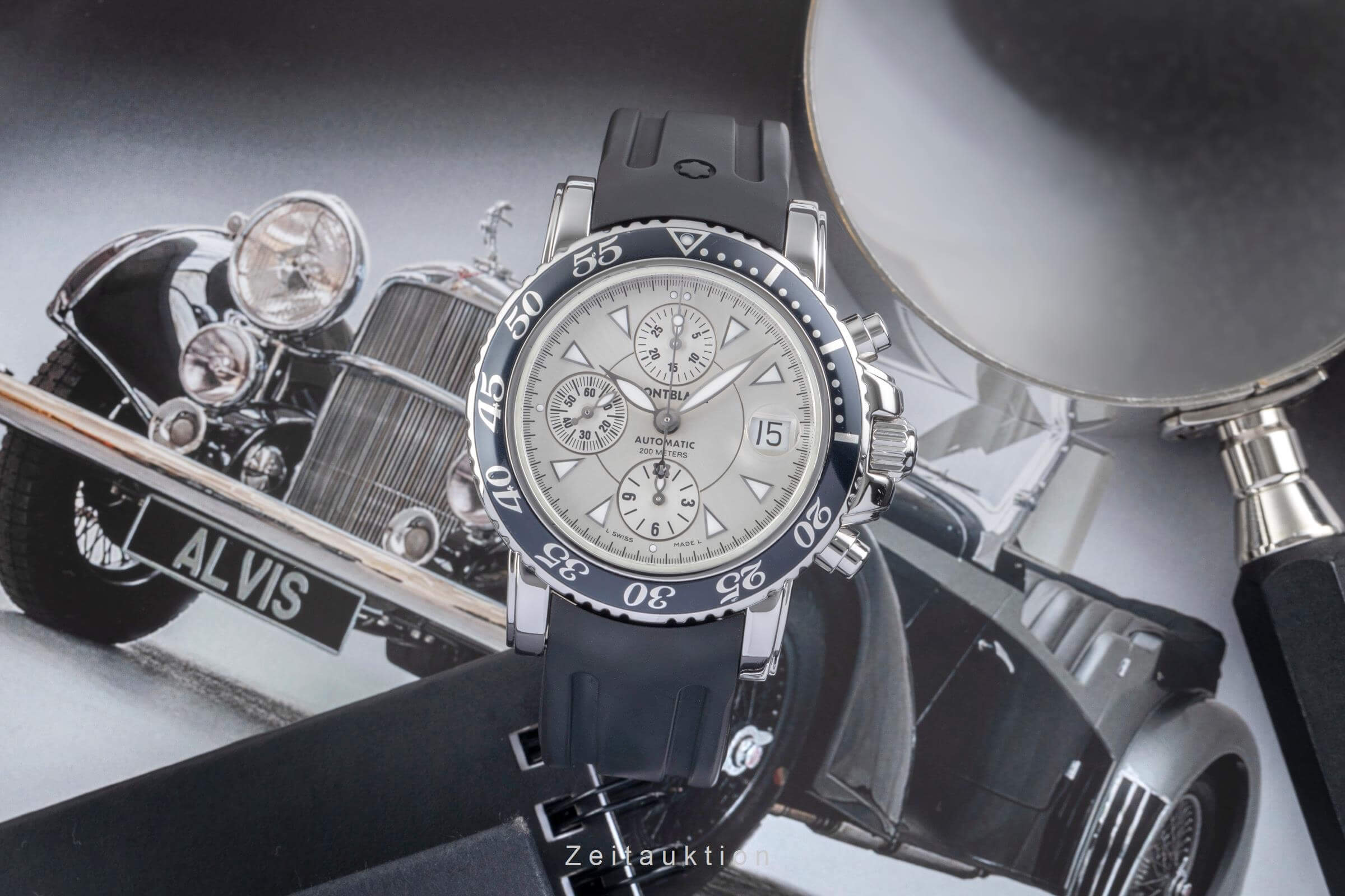 Montblanc Meisterstück chronographe acier automatique Kal. 4810.501 Ref. 7034  | Zeitauktion