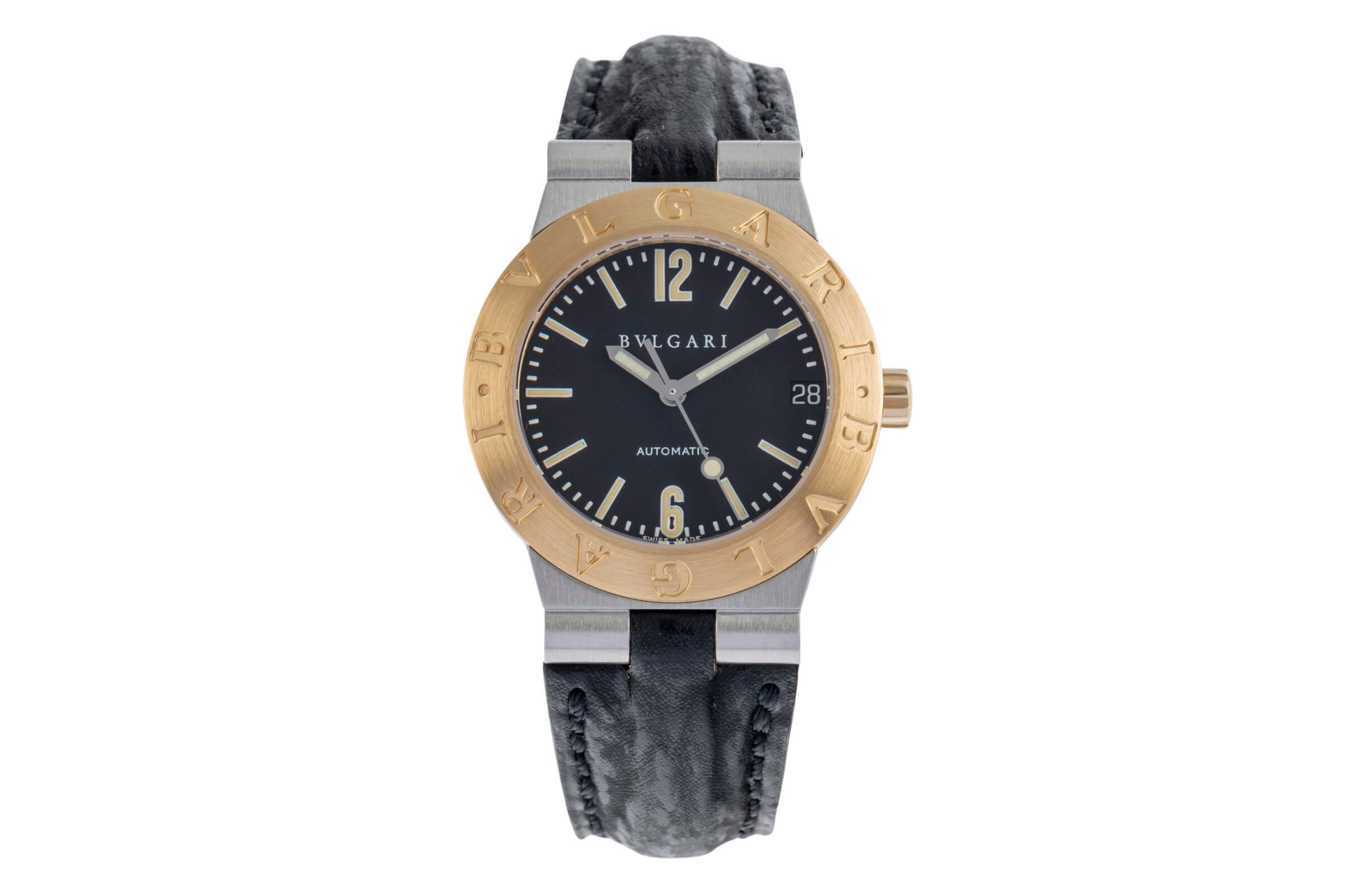Bvlgari Diagono acier / or  quartz Kal. 3002, MBRA Ref. LC29SG  | Zeitauktion