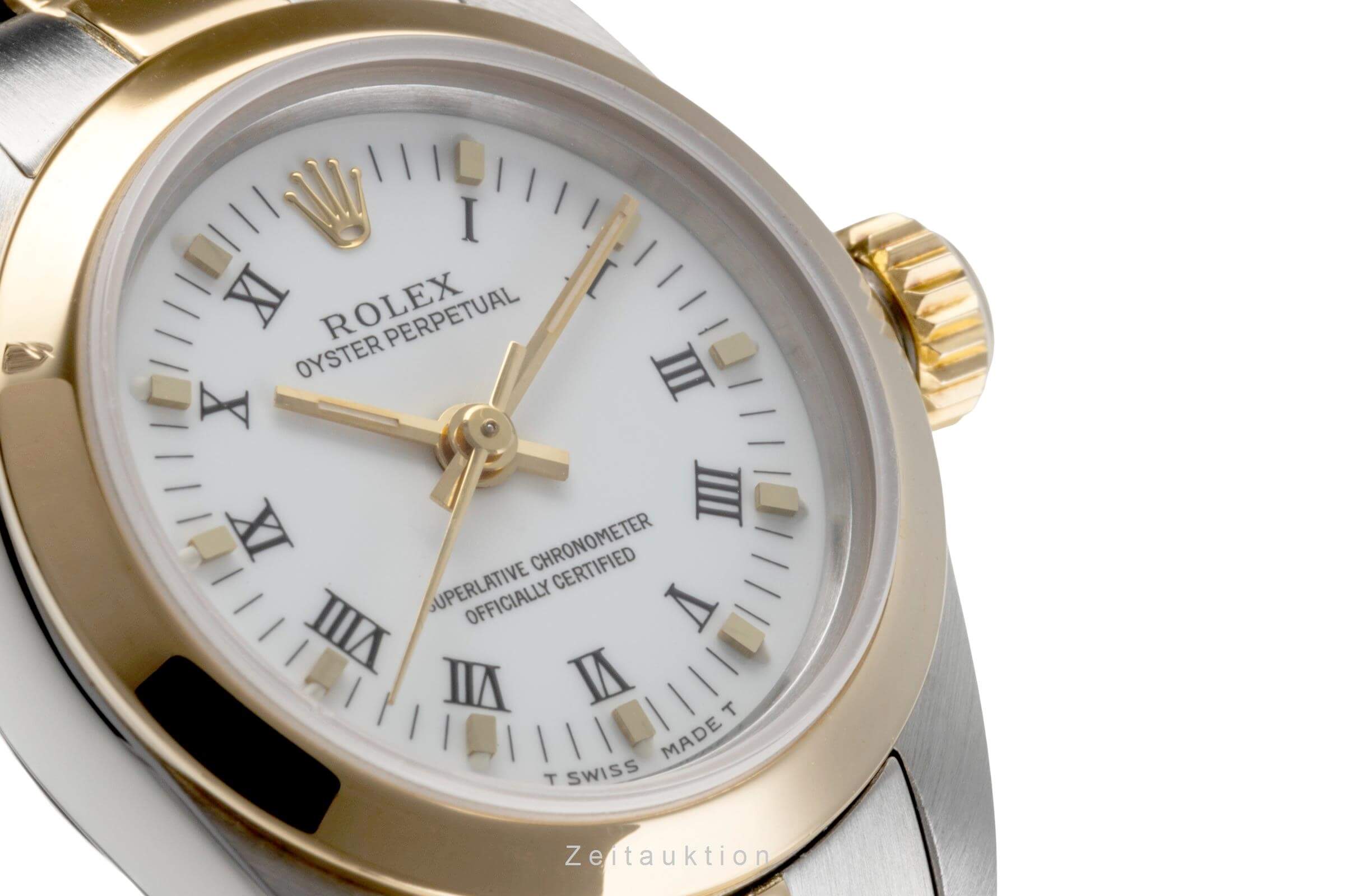 Rolex Oyster Perpetual steel / gold automatic Kal. 2130 Ref. 67183  | Zeitauktion