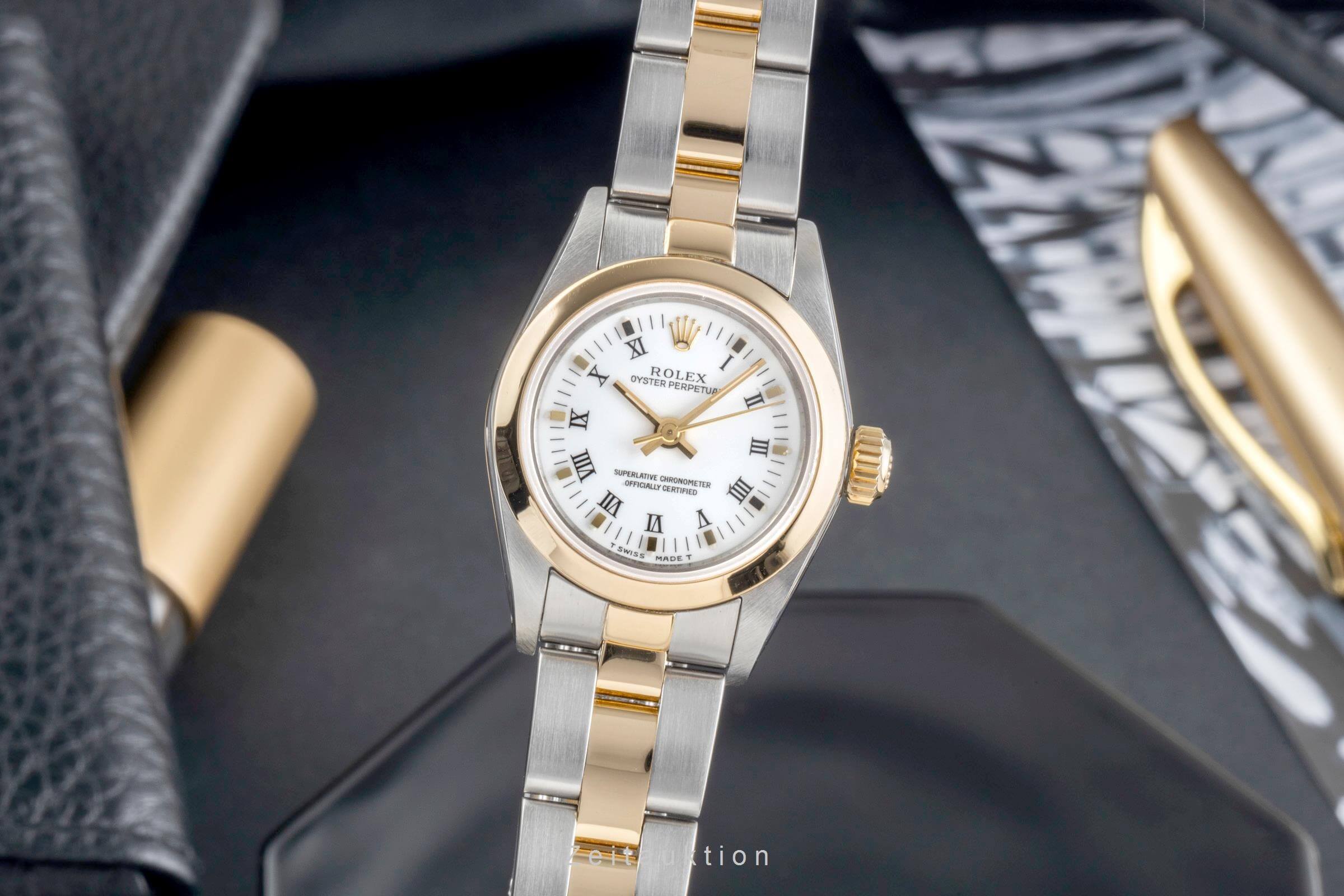 Rolex Oyster Perpetual steel / gold automatic Kal. 2130 Ref. 67183  | Zeitauktion