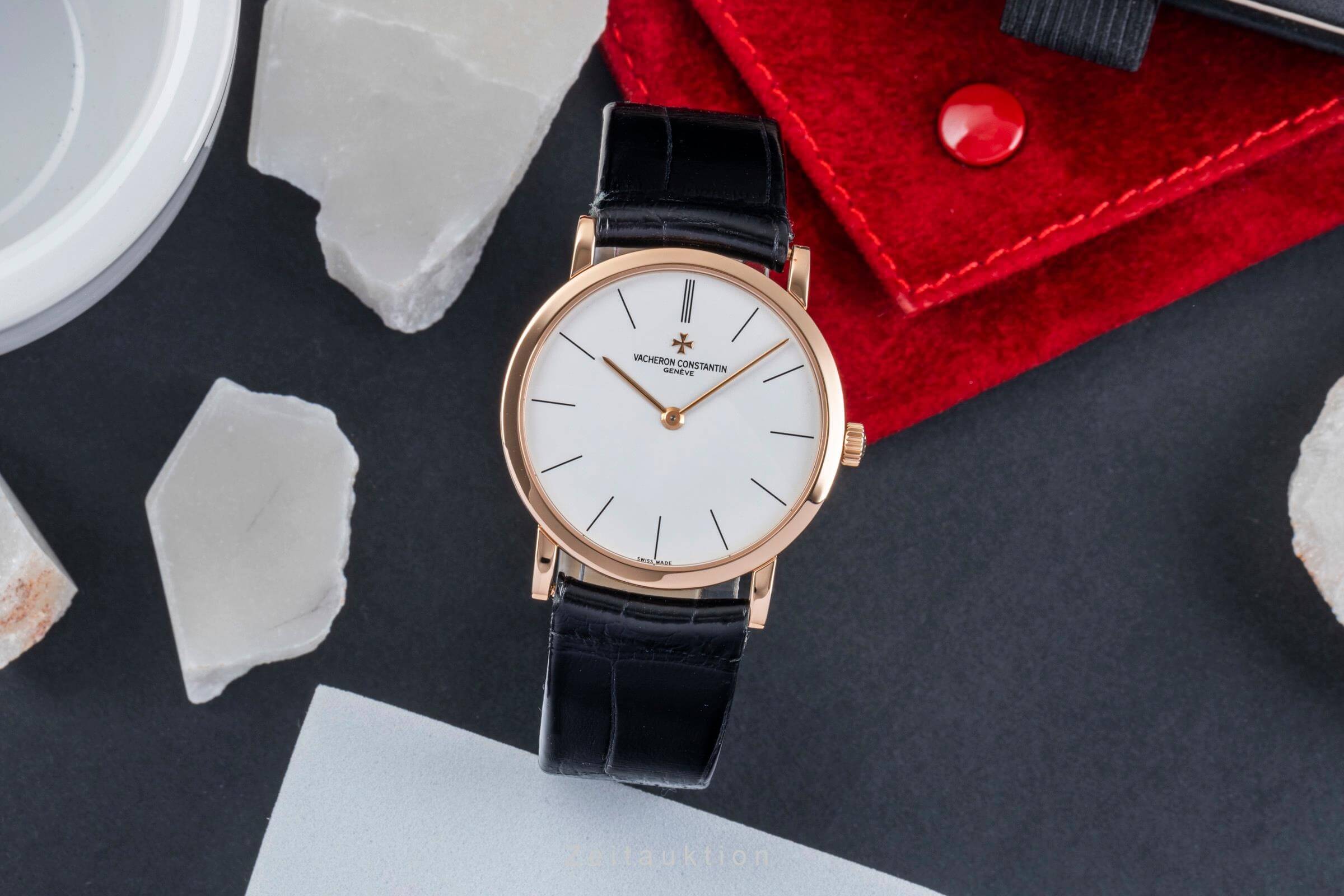 Vacheron & Constantin Patrimony oro rosso 18 ct carica manuale Kal. 1003/2 Ref. 33093/3  | Zeitauktion